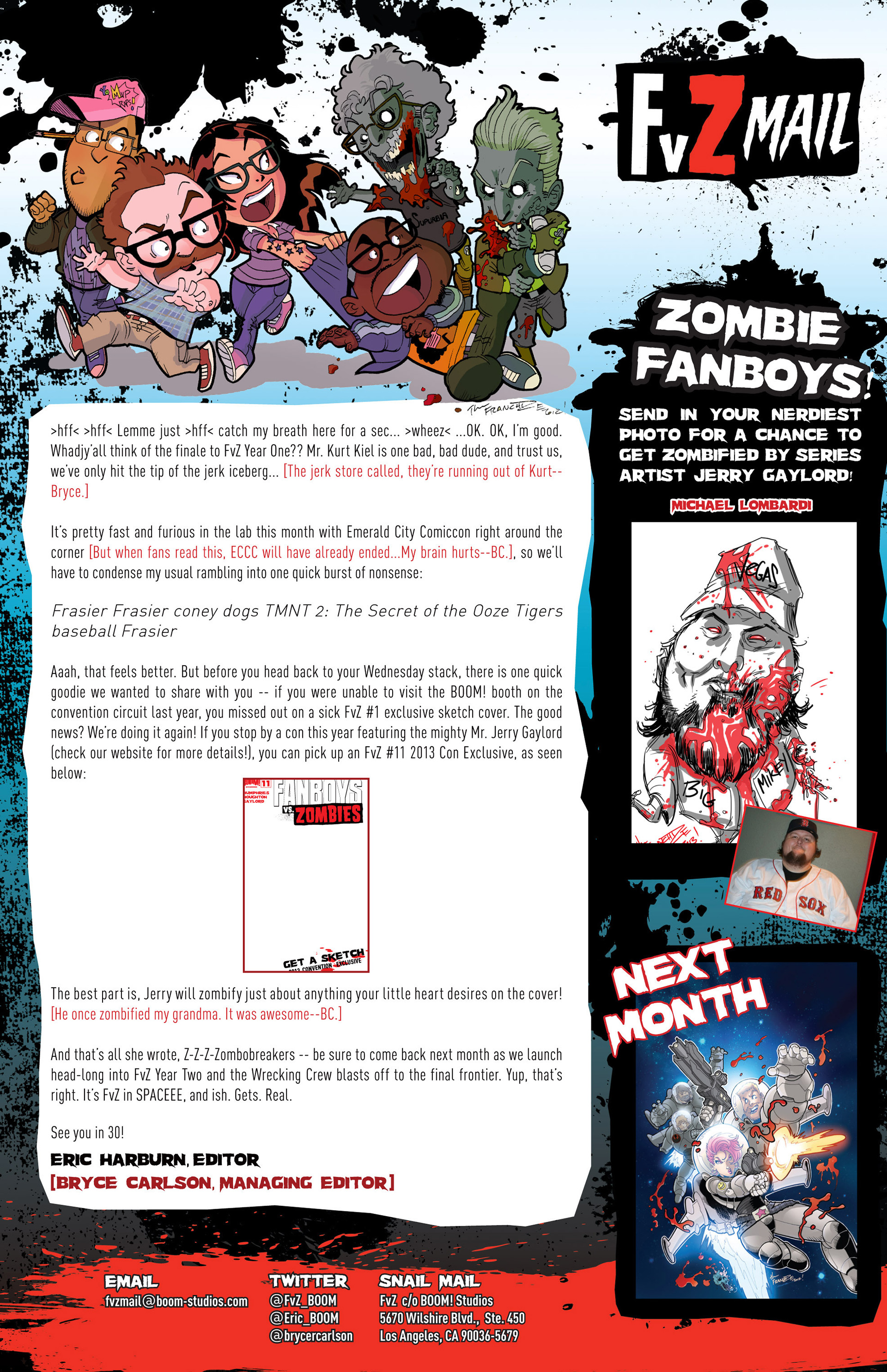 Read online Fanboys vs. Zombies comic -  Issue #12 - 27