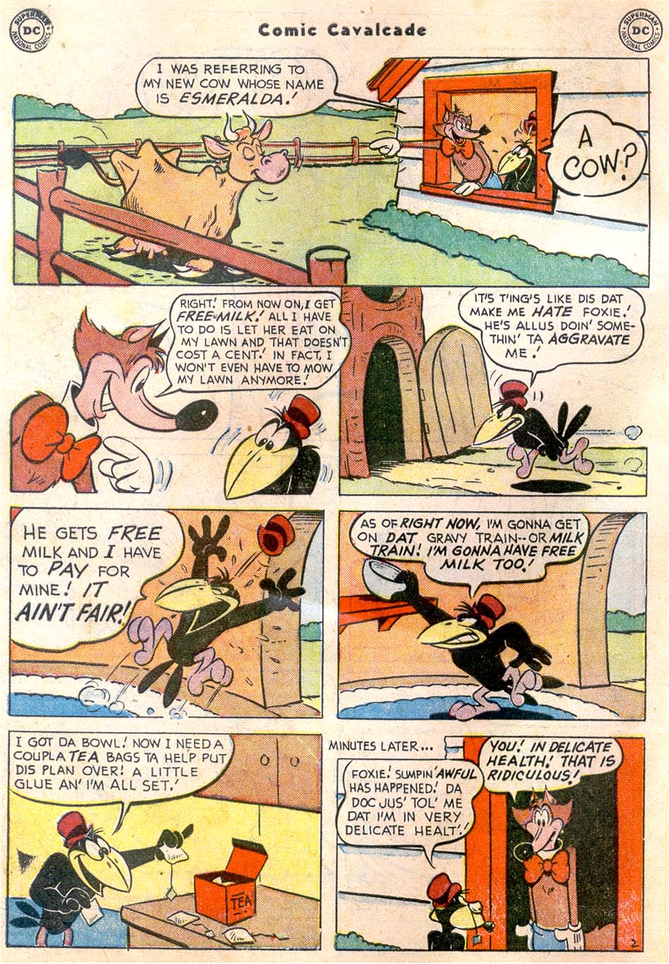 Read online Comic Cavalcade comic -  Issue #54 - 4