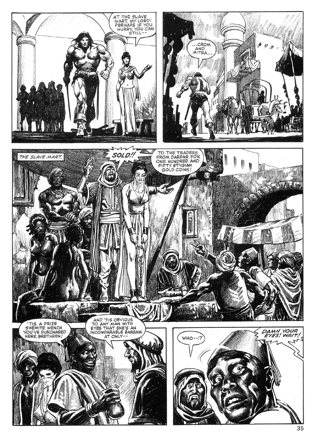 Read online The Savage Sword Of Conan comic -  Issue #89 - 35