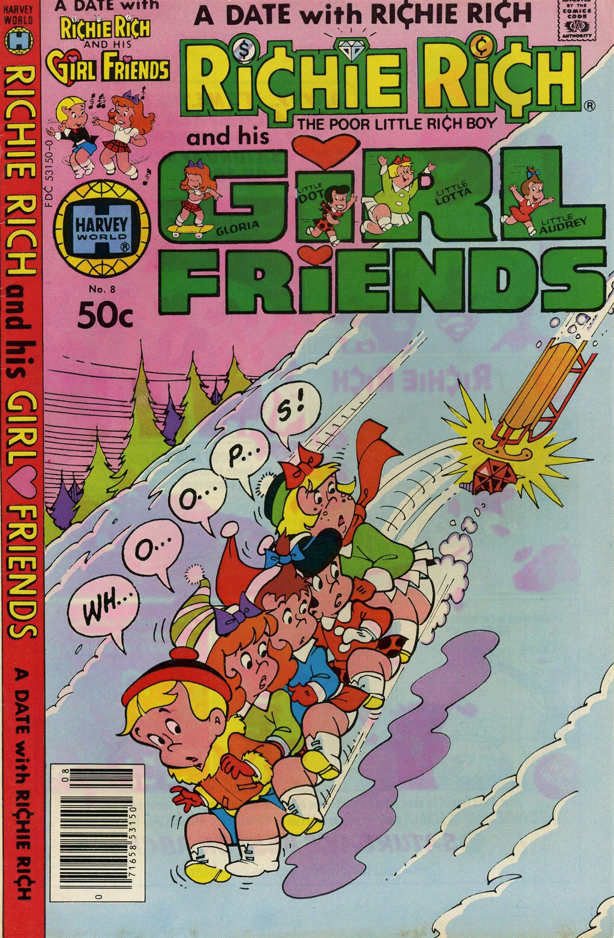 Read online Richie Rich & His Girl Friends comic -  Issue #8 - 1