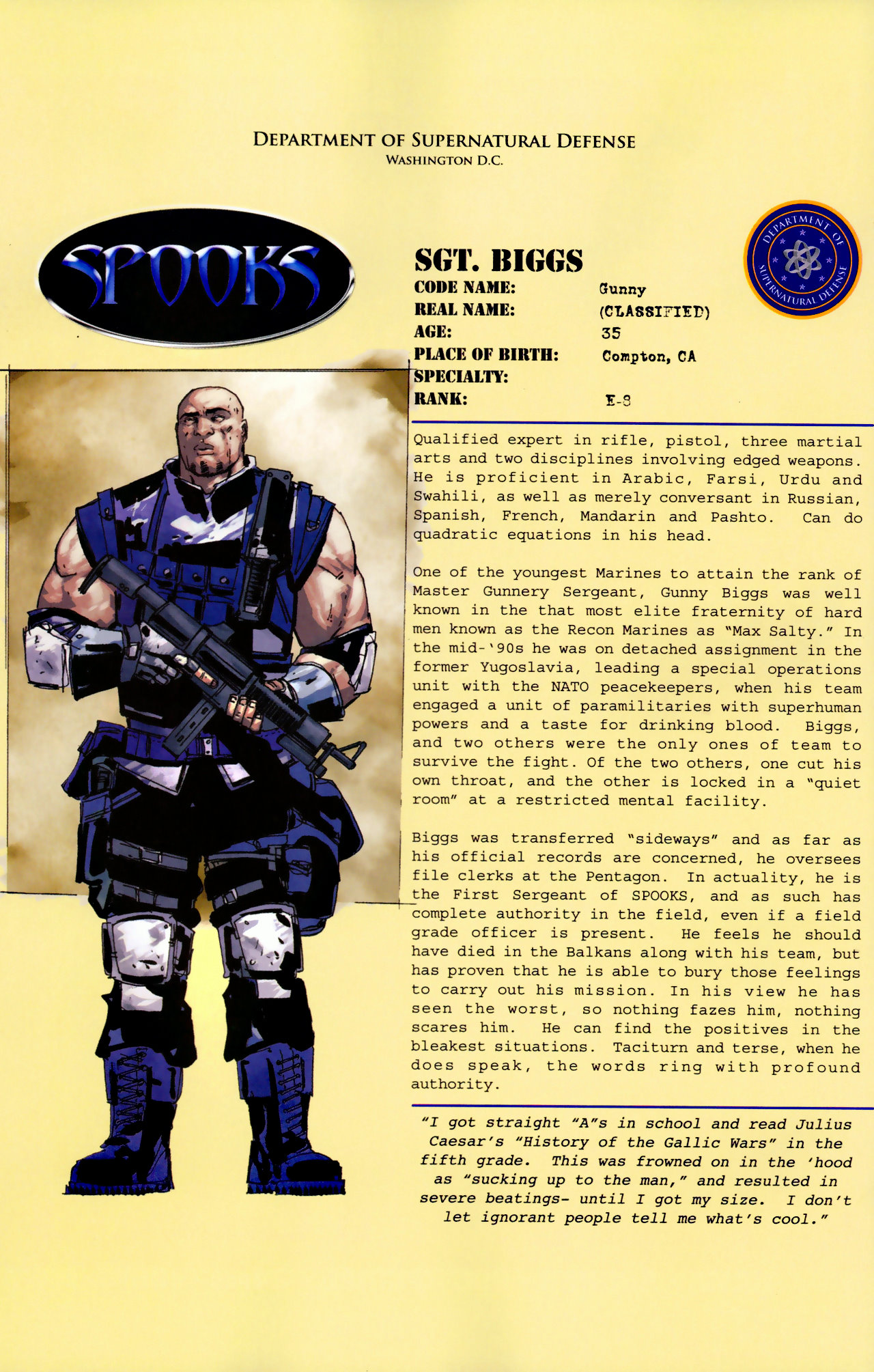 Read online Spooks comic -  Issue #4 - 28
