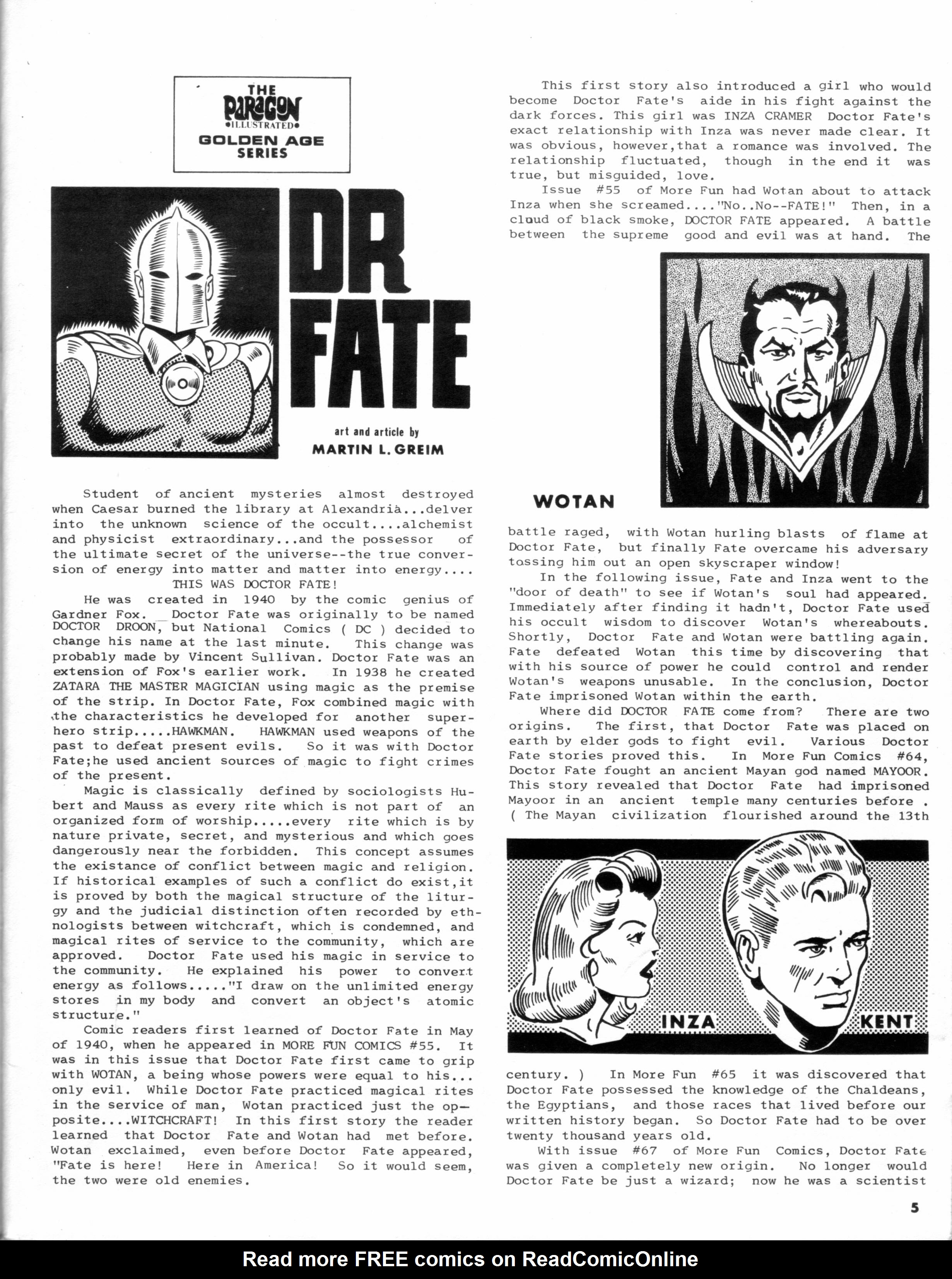 Read online Paragon Illustrated (1969) comic -  Issue #3 - 5