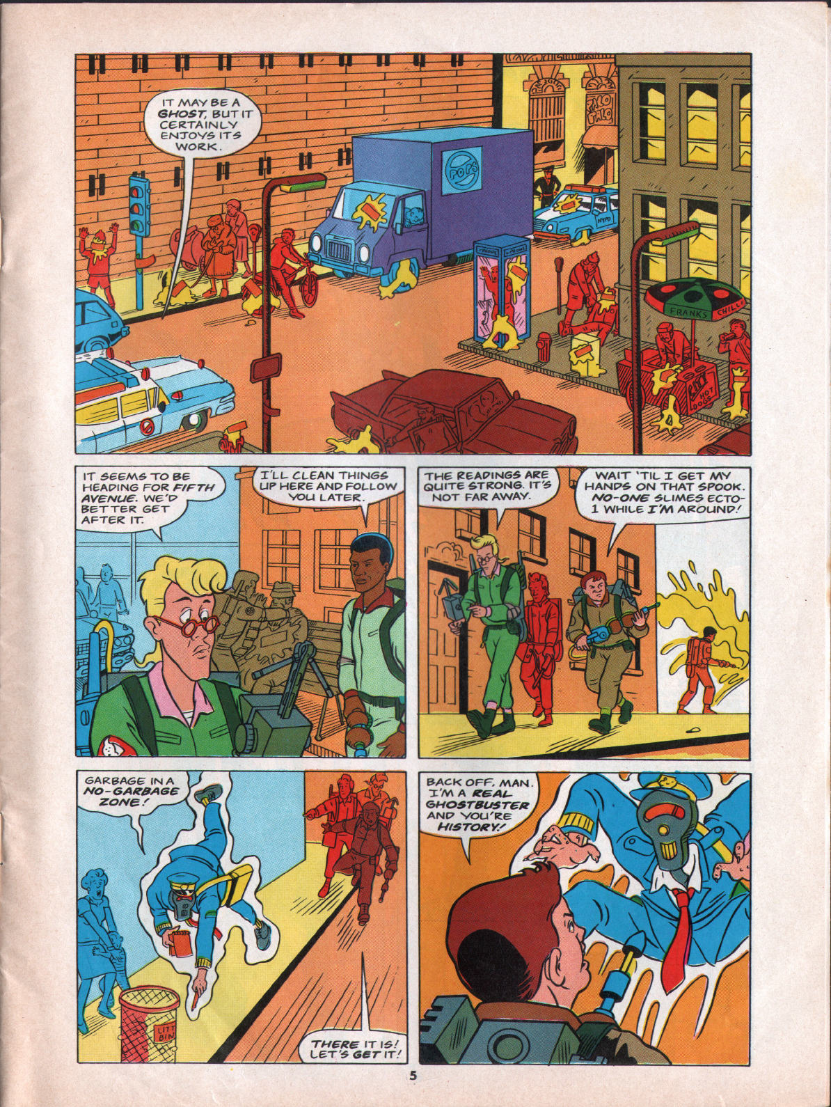 Read online The Real Ghostbusters comic -  Issue #32 - 5