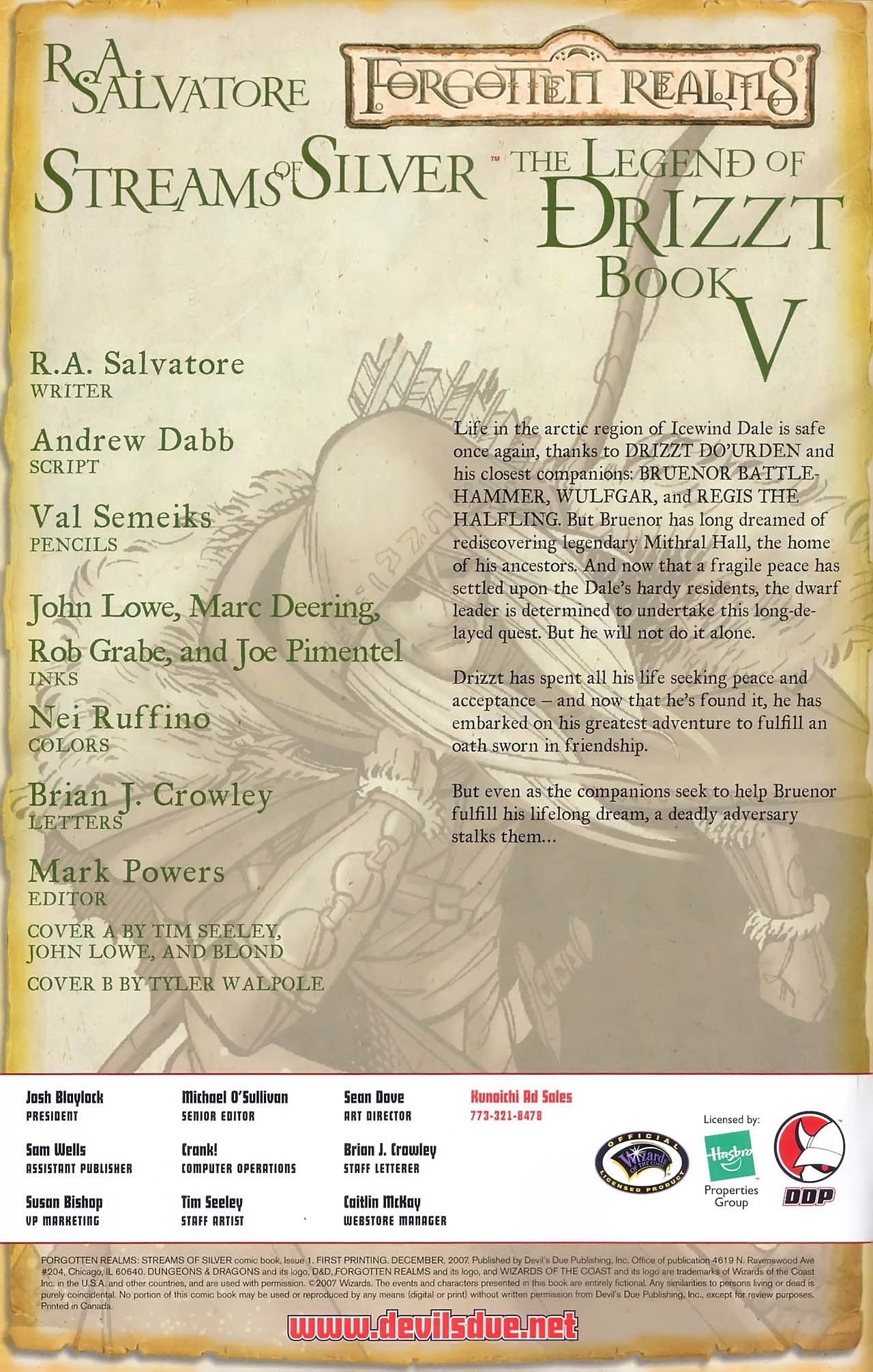 Read online Forgotten Realms: Streams of Silver comic -  Issue #1 - 2