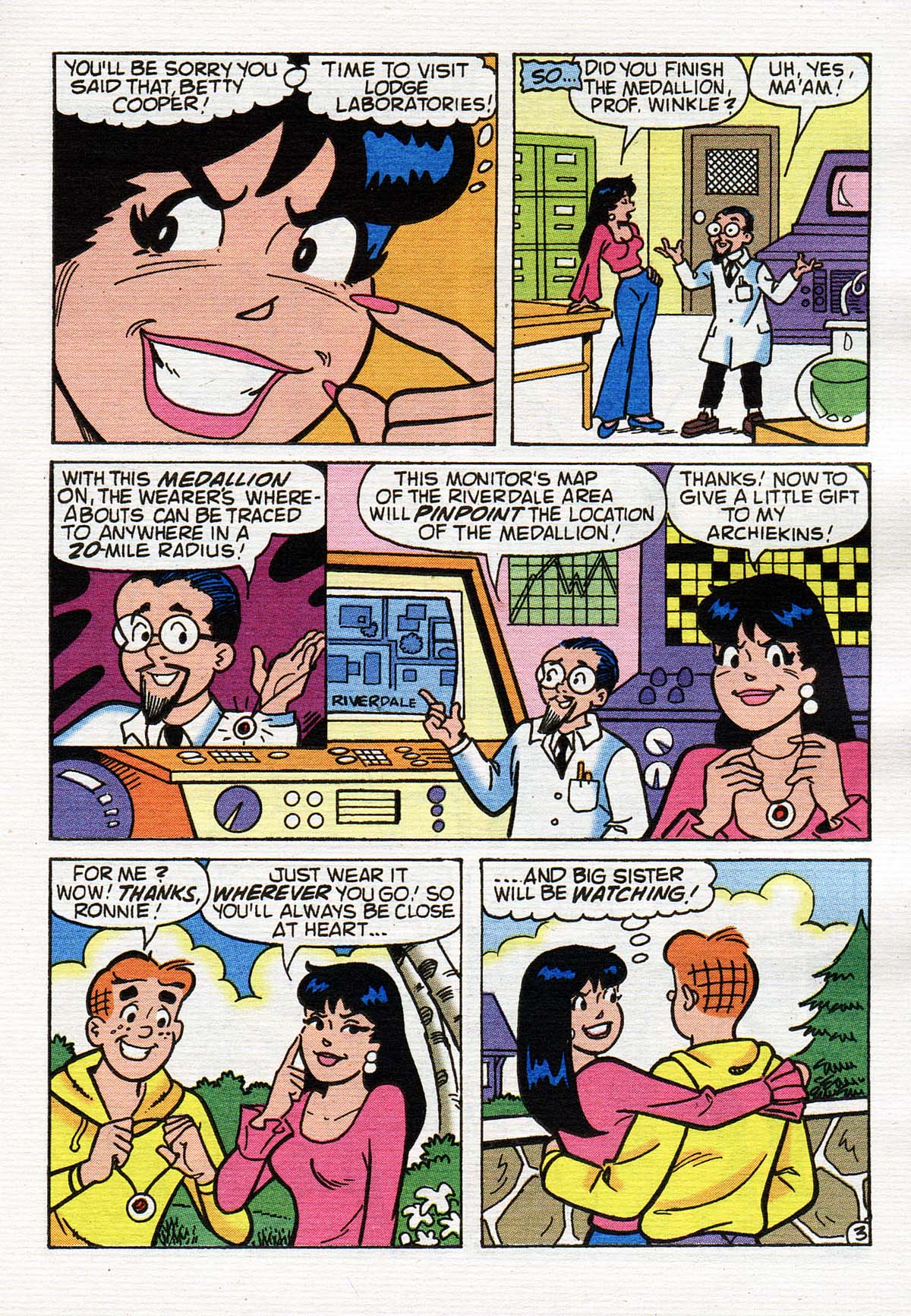 Read online Betty and Veronica Digest Magazine comic -  Issue #124 - 72