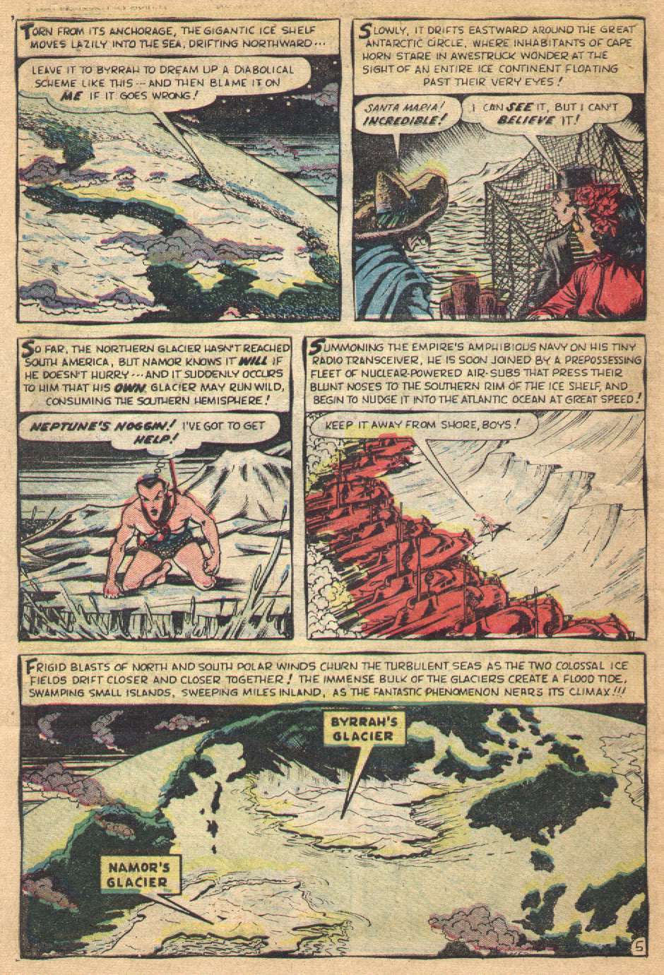 Read online Sub-Mariner Comics comic -  Issue #36 - 30