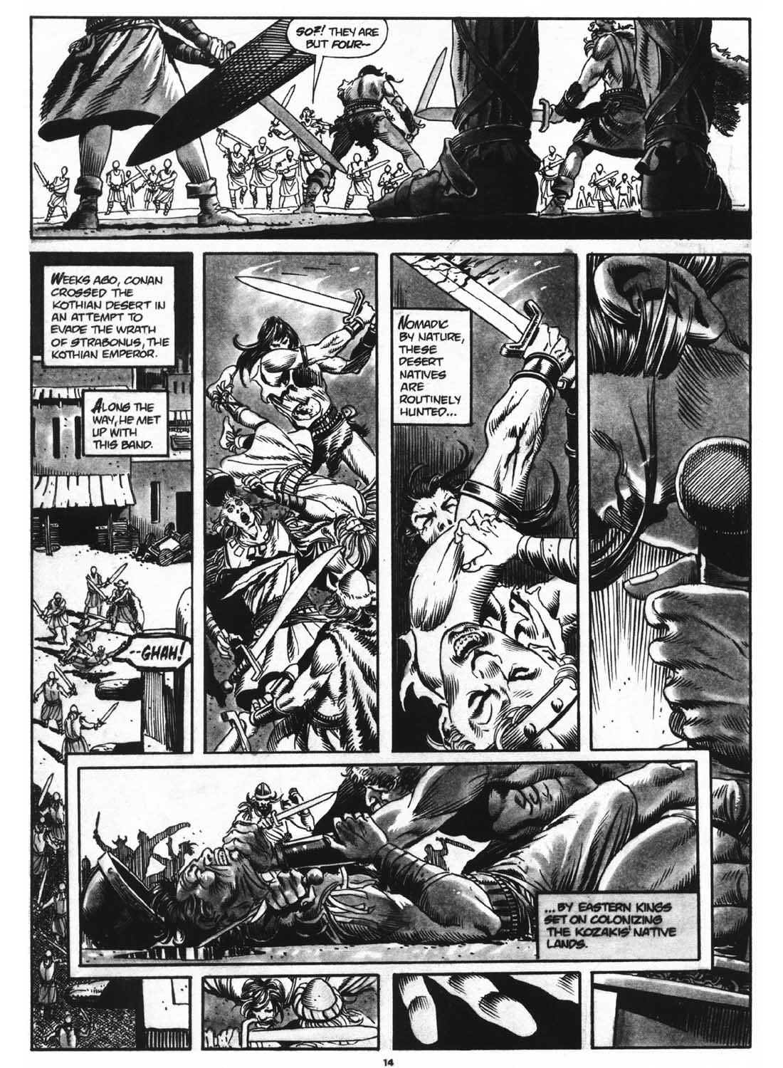 Read online The Savage Sword Of Conan comic -  Issue #160 - 16