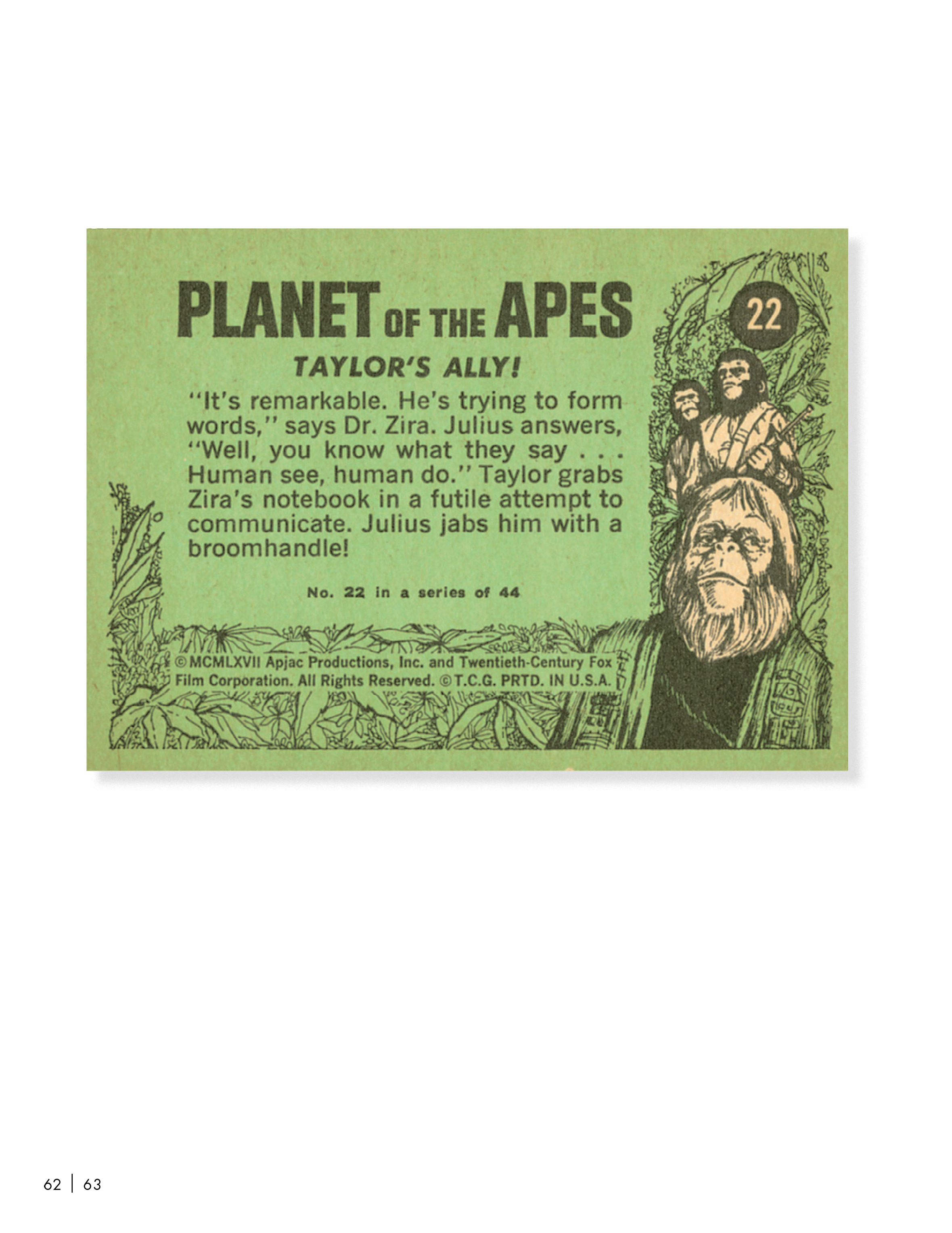 Read online Planet of the Apes: The Original Topps Trading Card Series comic -  Issue # TPB (Part 1) - 67