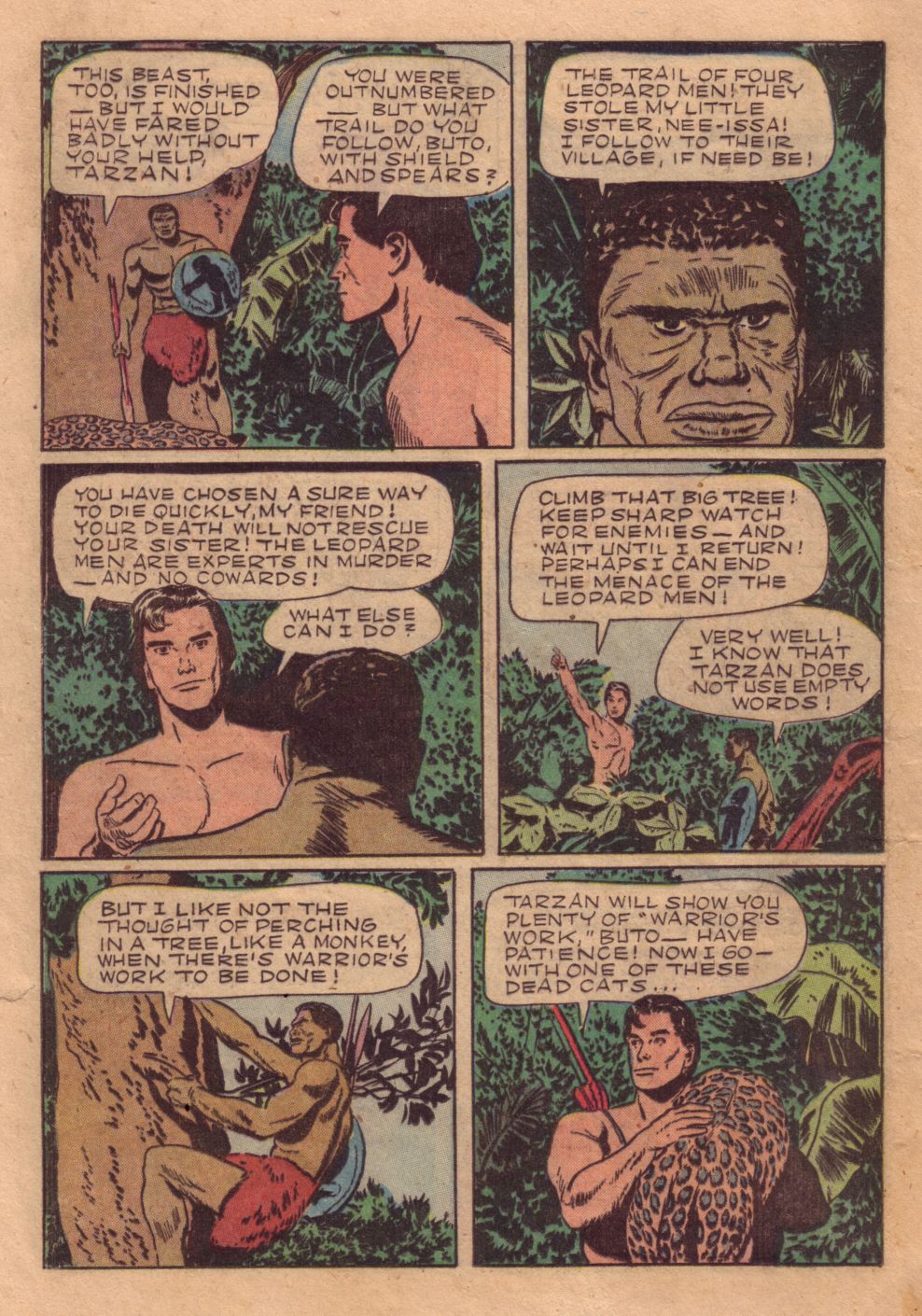 Read online Tarzan (1948) comic -  Issue #40 - 32