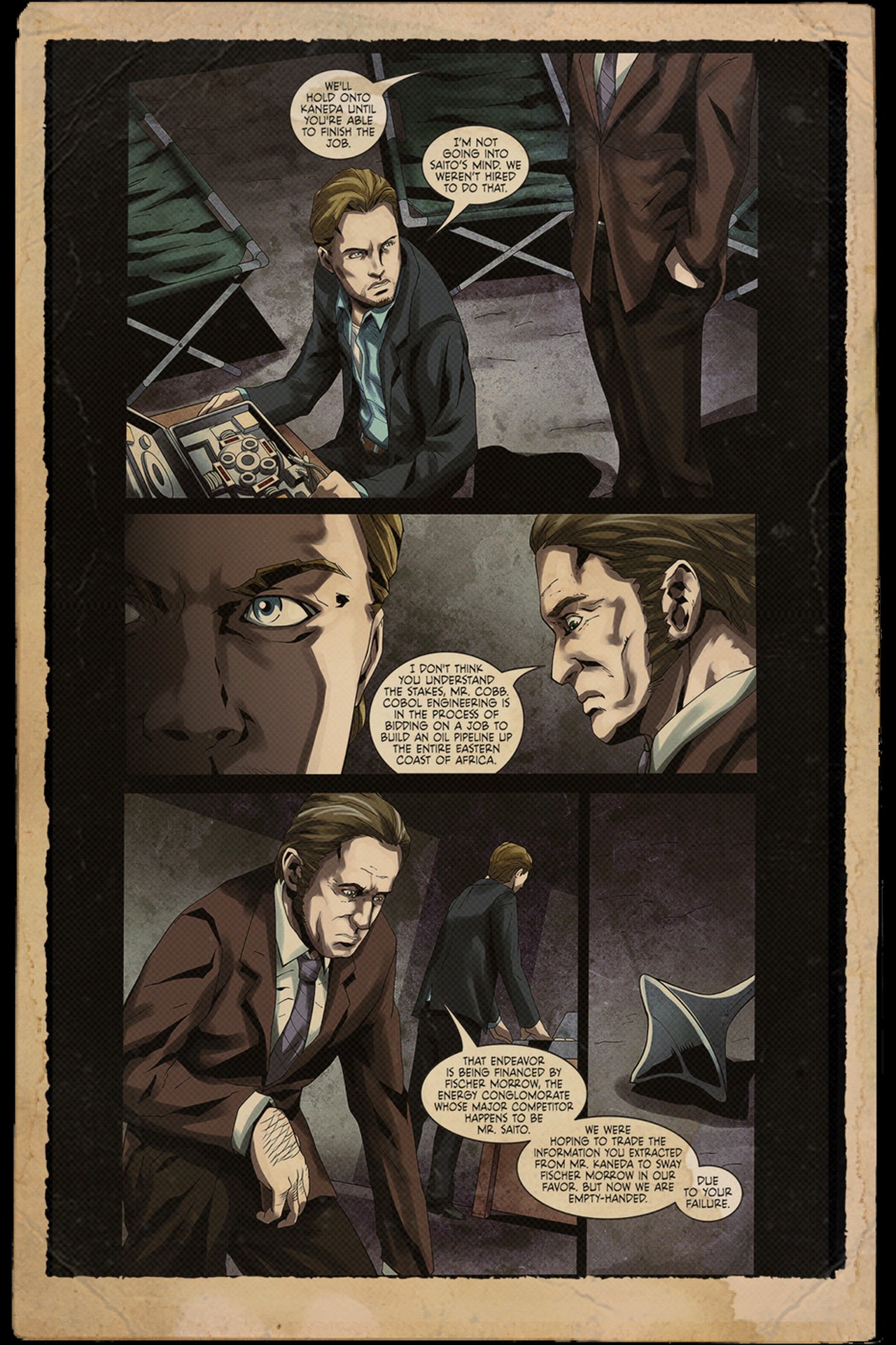 Read online Inception: The Cobol Job comic -  Issue # Full - 32