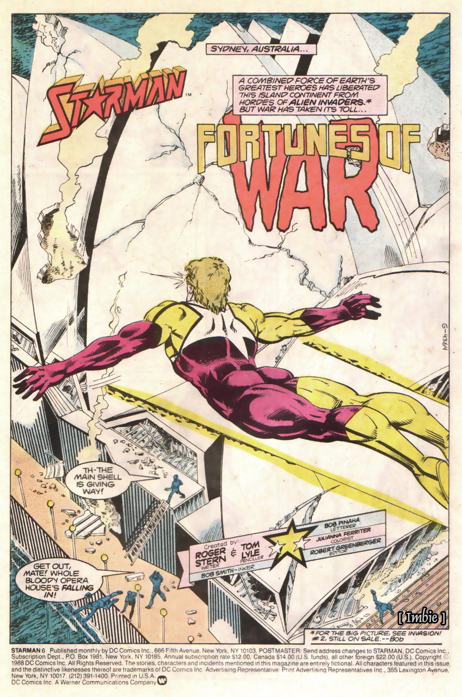 Read online Starman (1988) comic -  Issue #6 - 2