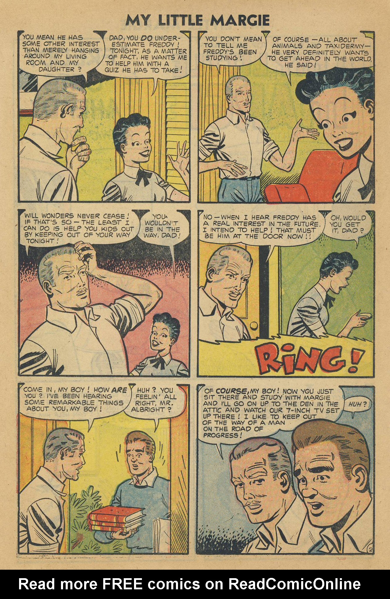 Read online My Little Margie (1954) comic -  Issue #4 - 22
