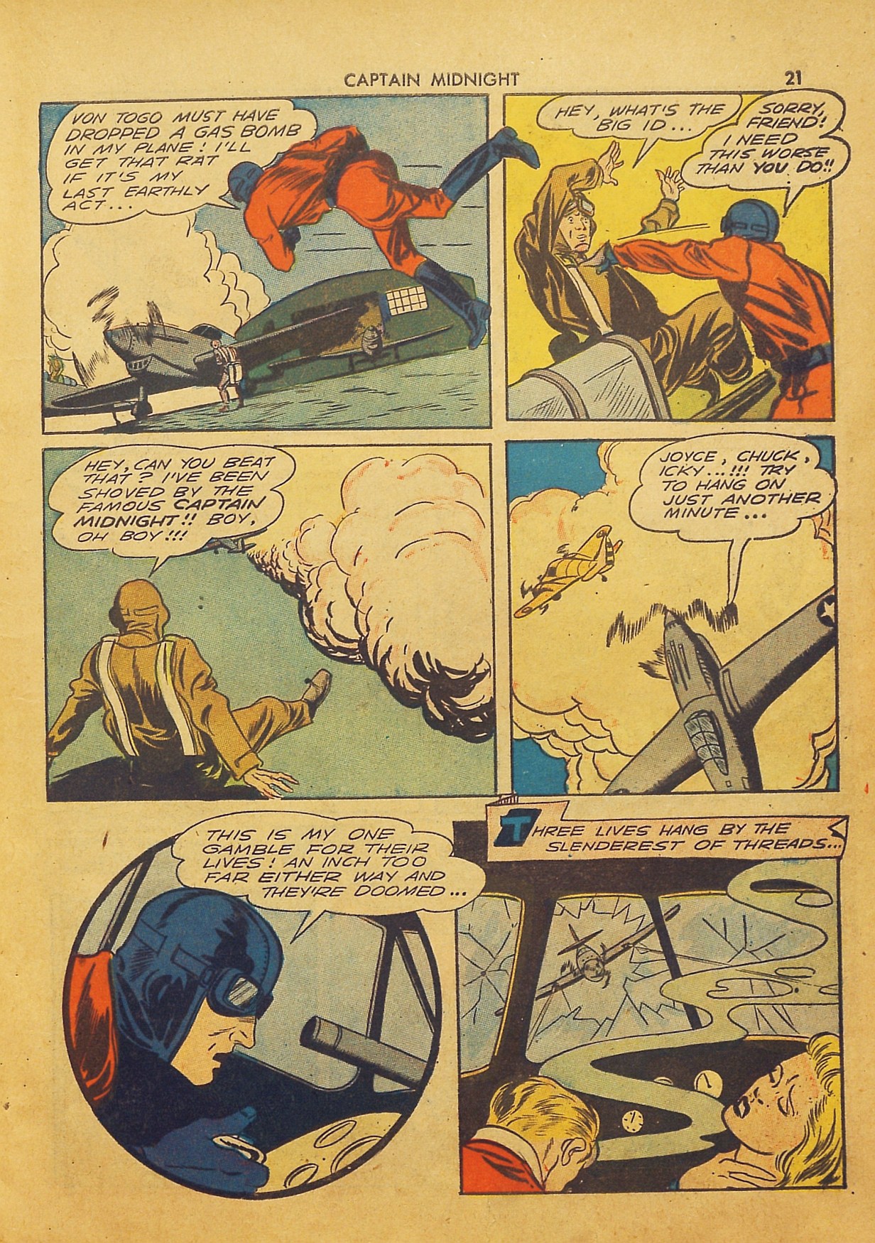 Read online Captain Midnight (1942) comic -  Issue #2 - 20