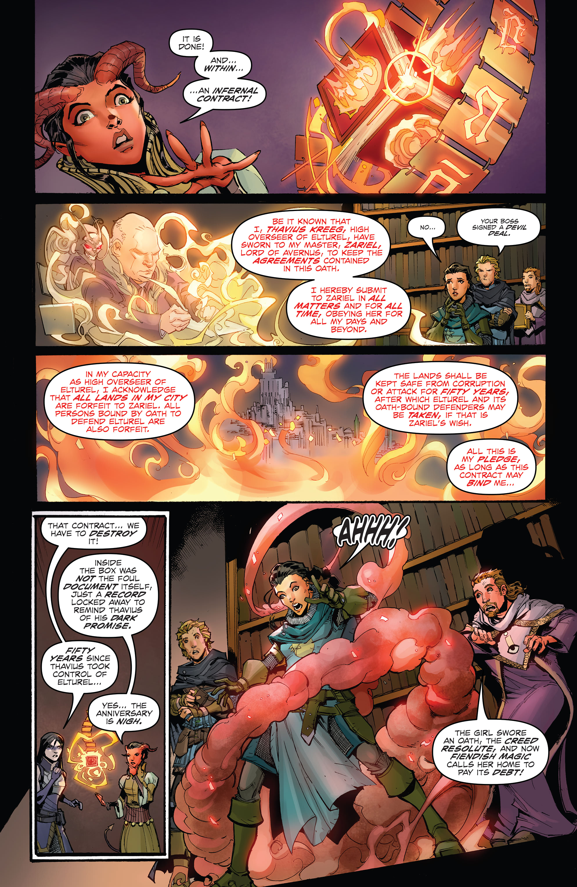 Read online Dungeons & Dragons: Infernal Tides comic -  Issue #2 - 18