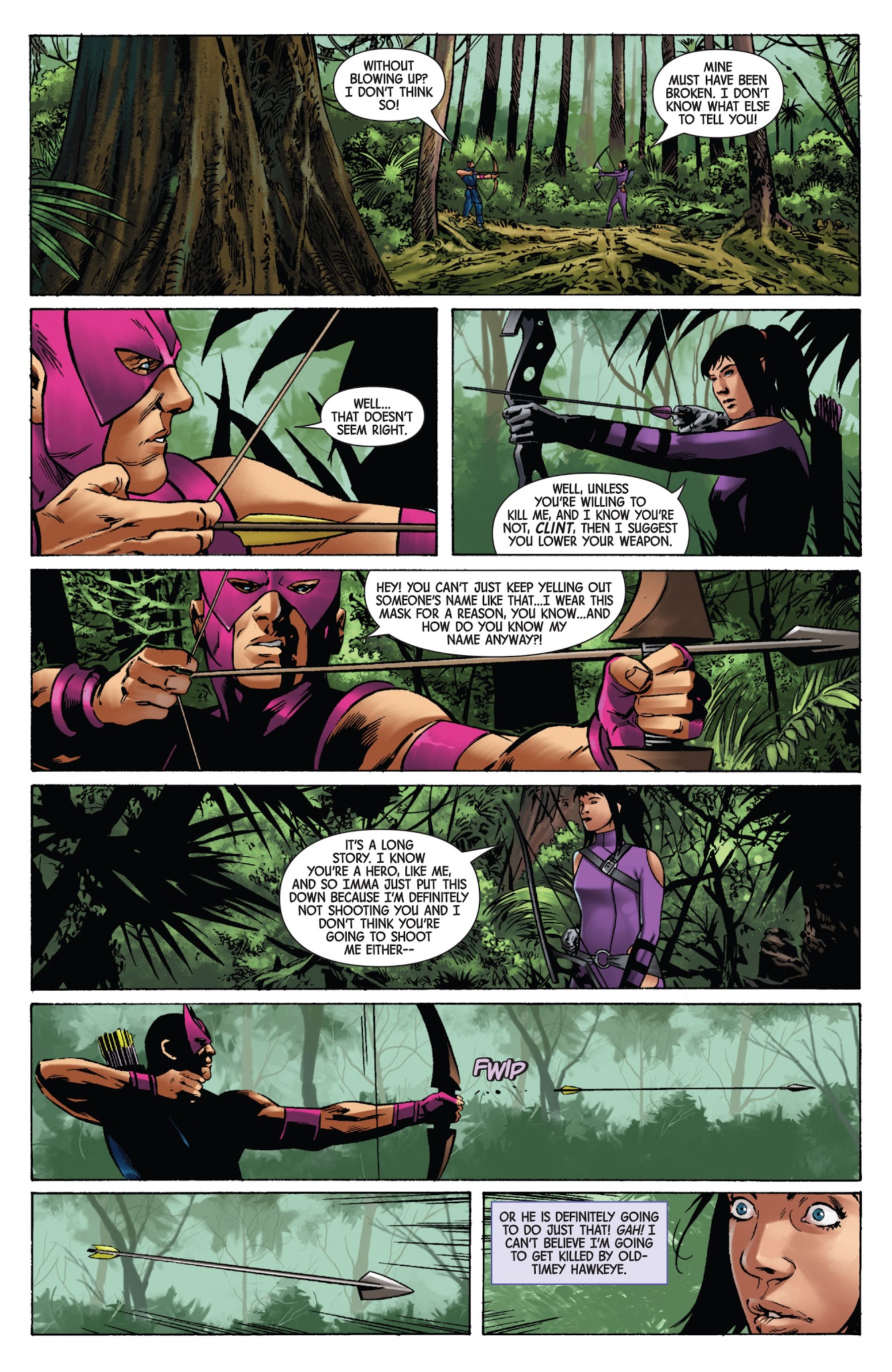 Read online Generations: Hawkeye & Hawkeye comic -  Issue # Full - 6
