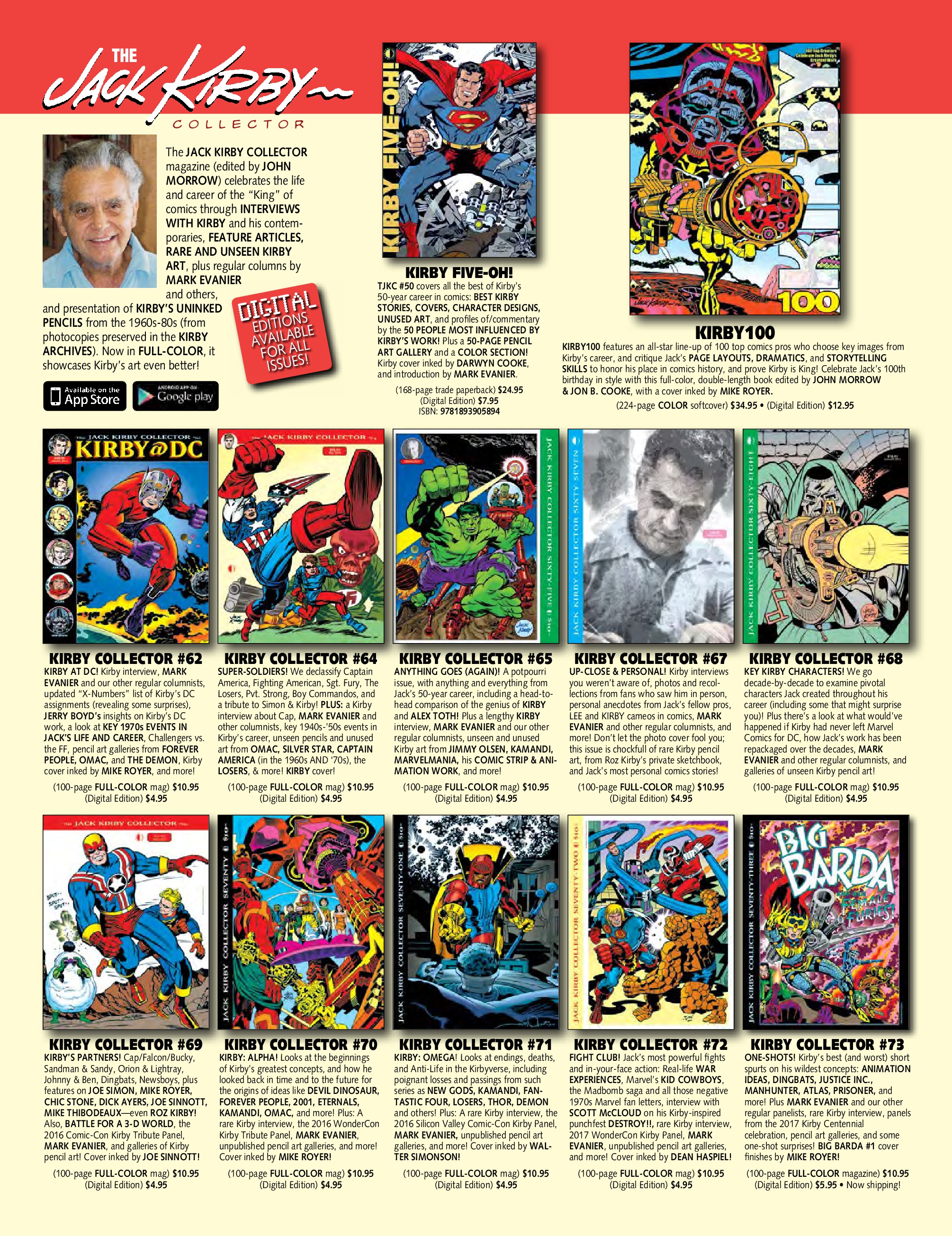 Read online The Jack Kirby Collector comic -  Issue #74 - 44