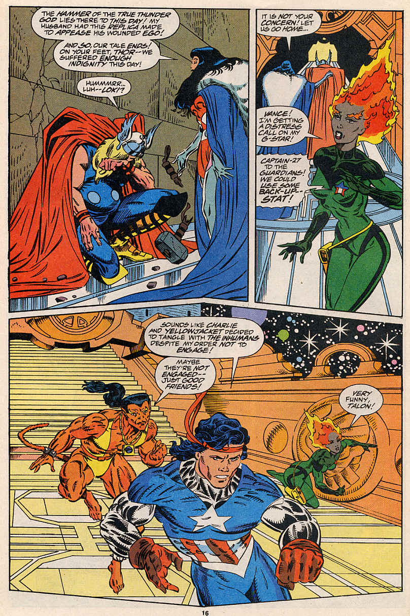 Read online Guardians of the Galaxy (1990) comic -  Issue #42 - 12