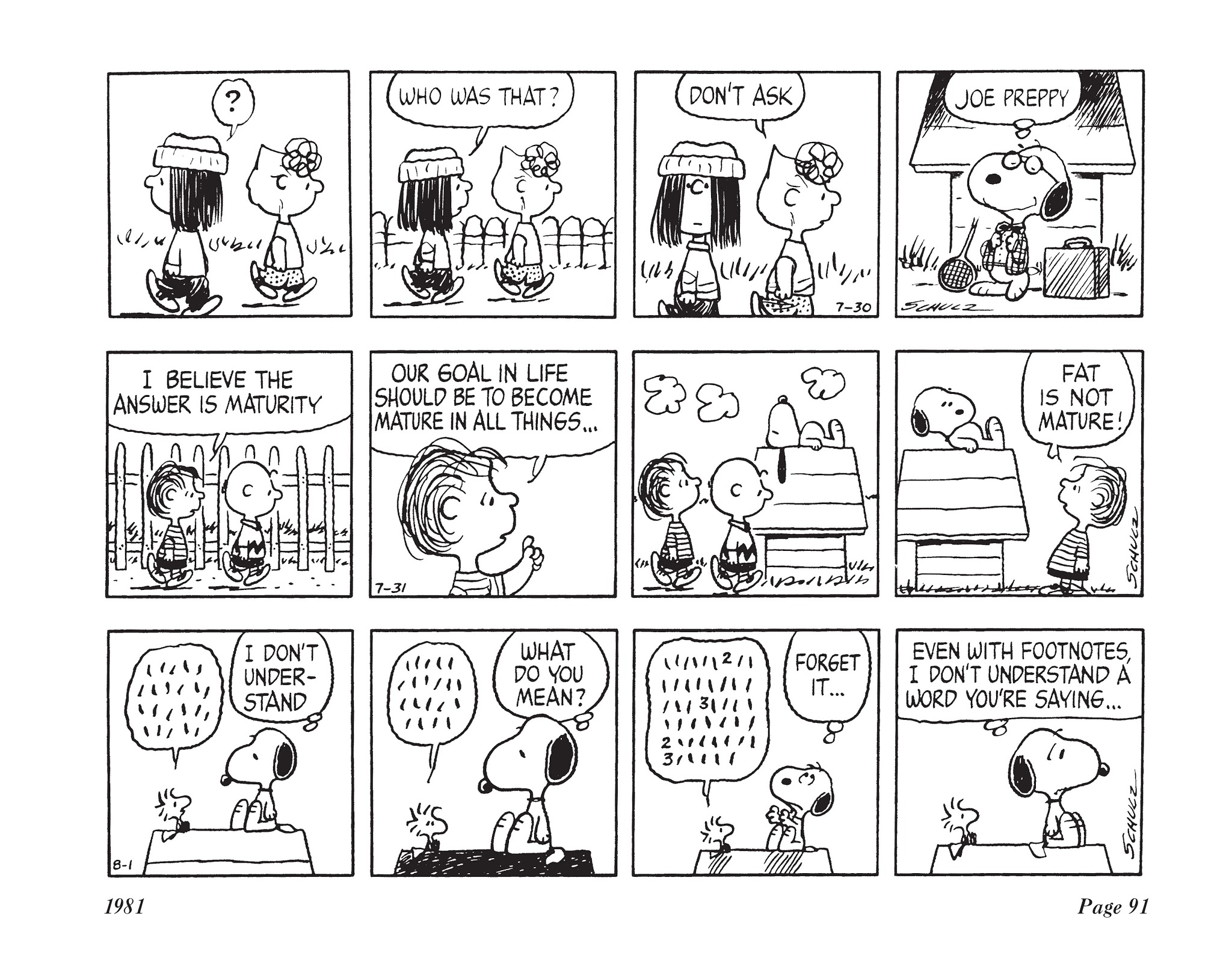 Read online The Complete Peanuts comic -  Issue # TPB 16 - 109