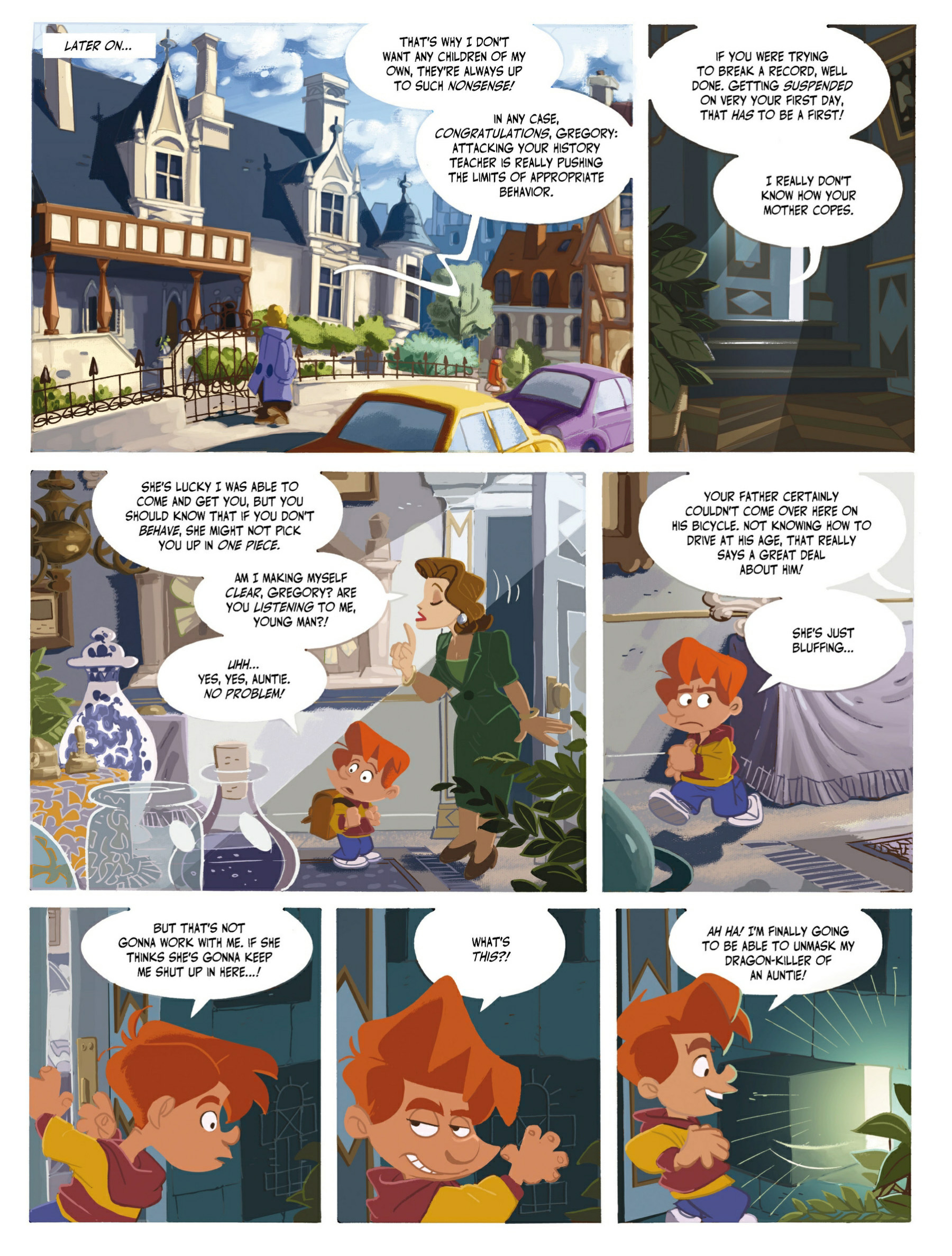 Read online Gregory and the Gargoyles comic -  Issue #2 - 7