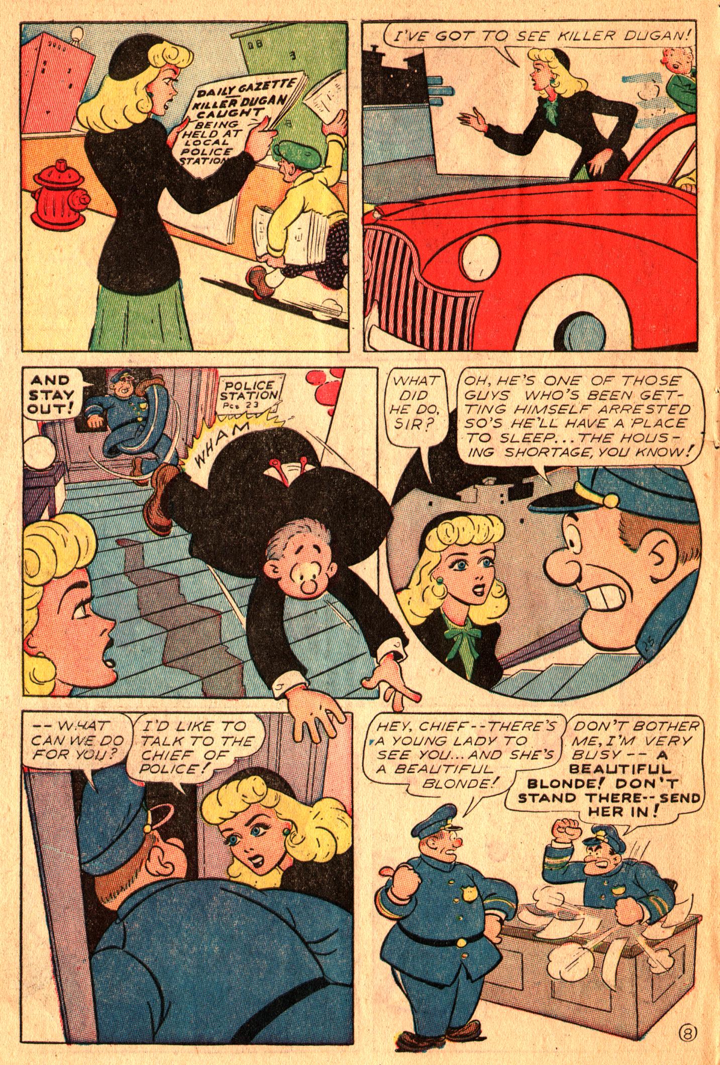 Read online Tessie the Typist comic -  Issue #6 - 10