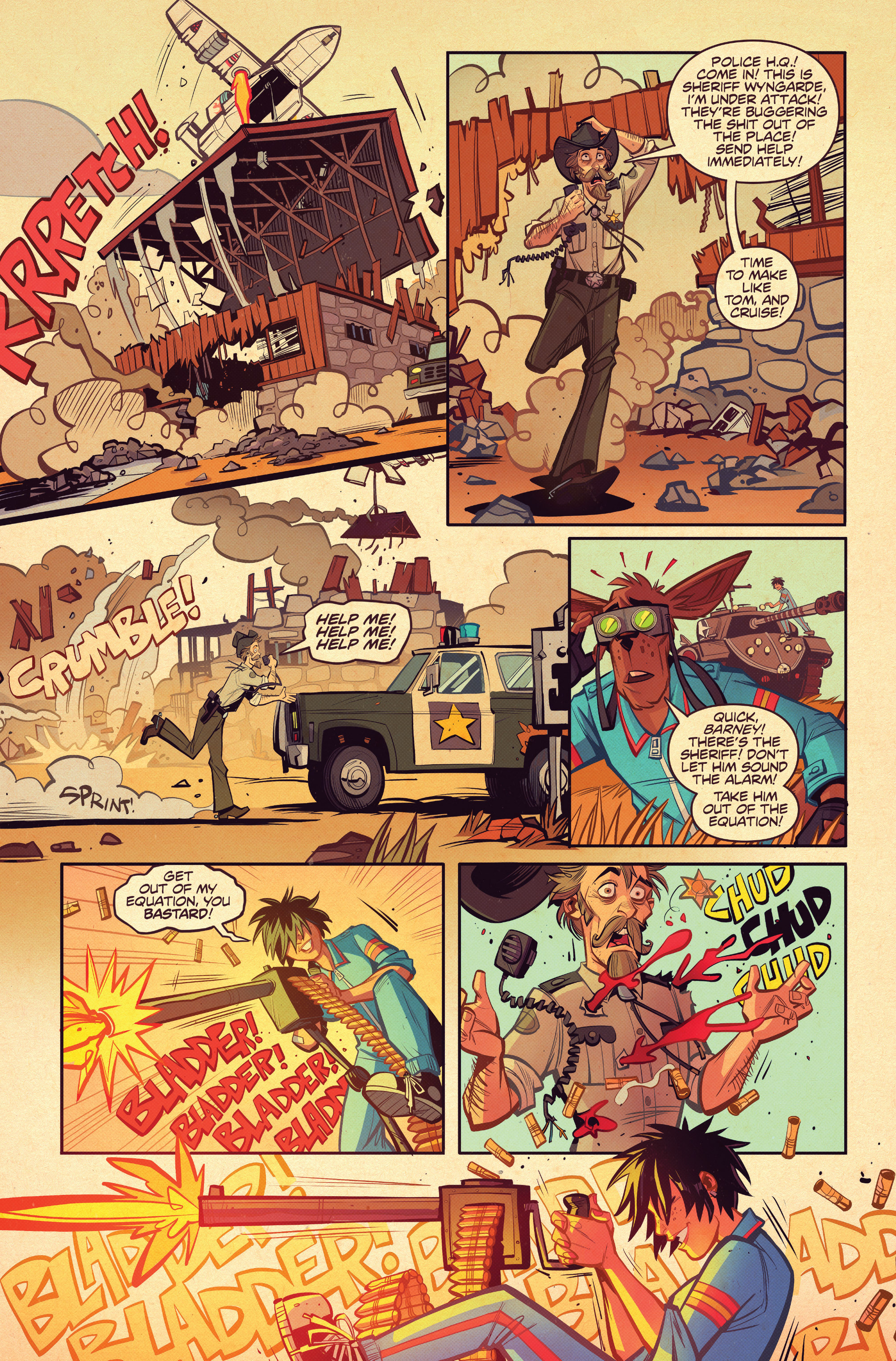 Read online Tank Girl: Two Girls, One Tank comic -  Issue #2 - 16