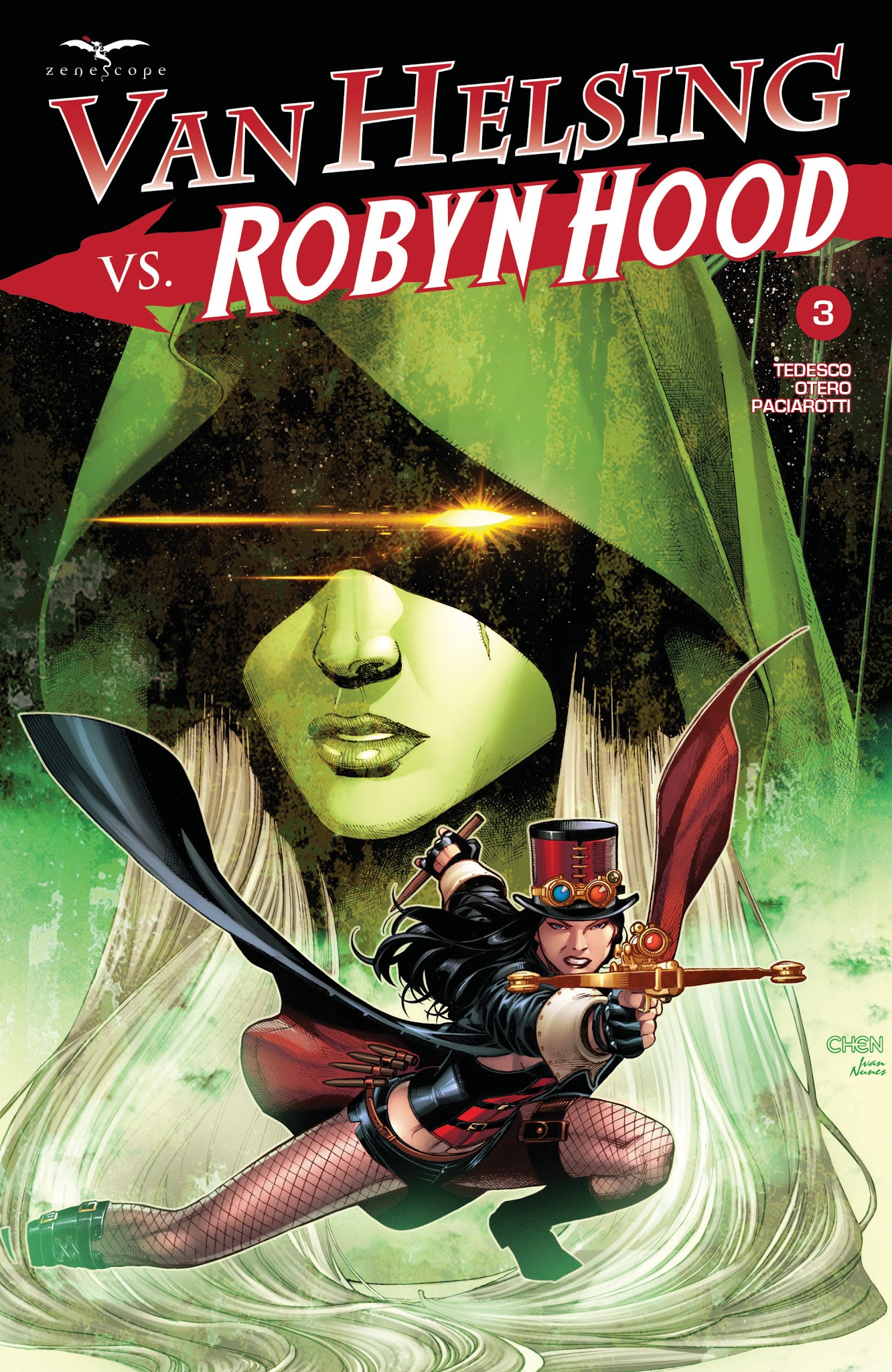 Read online Van Helsing vs. Robyn Hood comic -  Issue #3 - 1