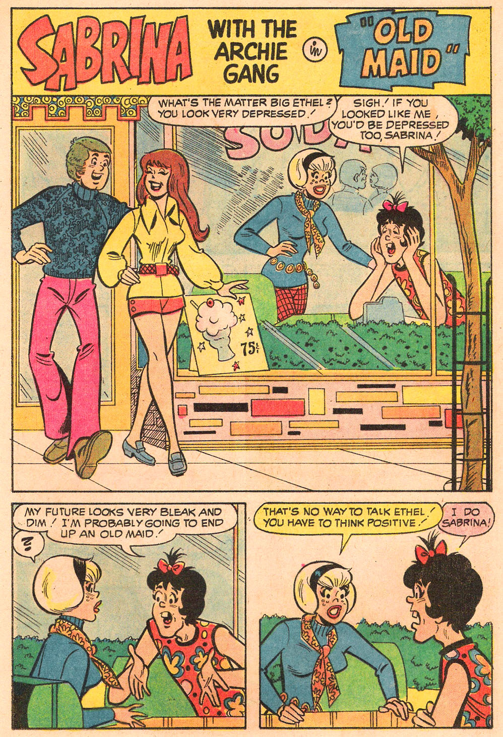 Read online Sabrina The Teenage Witch (1971) comic -  Issue #7 - 10
