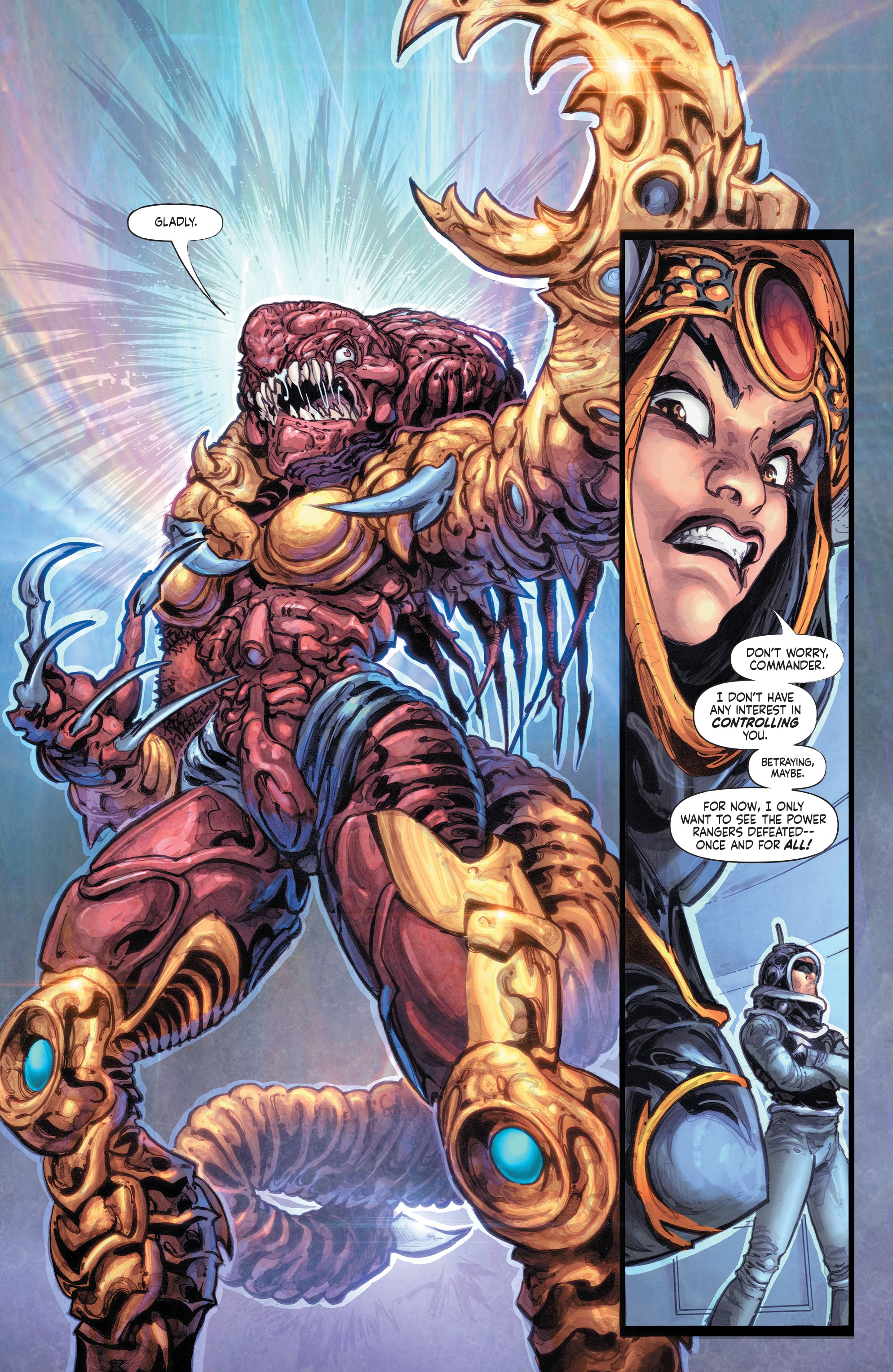 Read online Godzilla vs. The Mighty Morphin Power Rangers comic -  Issue #3 - 19