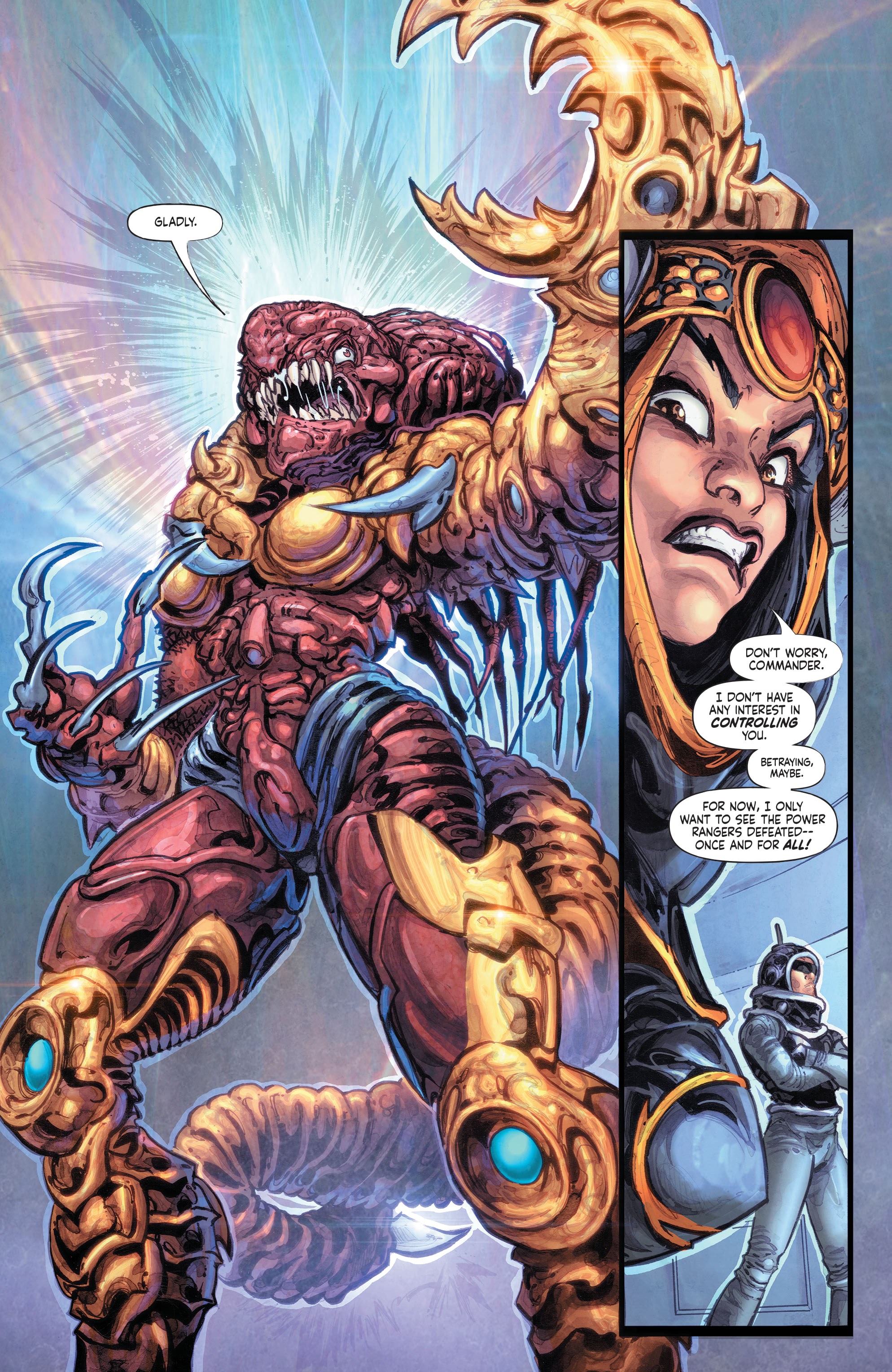 Read online Godzilla vs. The Mighty Morphin Power Rangers comic -  Issue #3 - 19