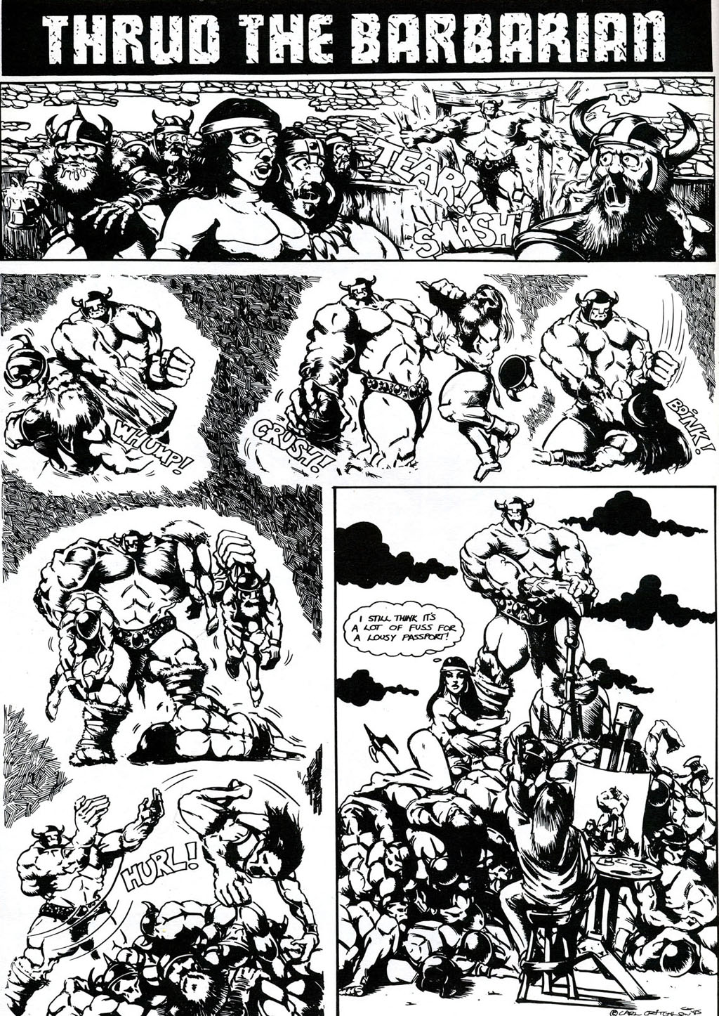 Read online Thrud the Barbarian comic -  Issue # Full - 49
