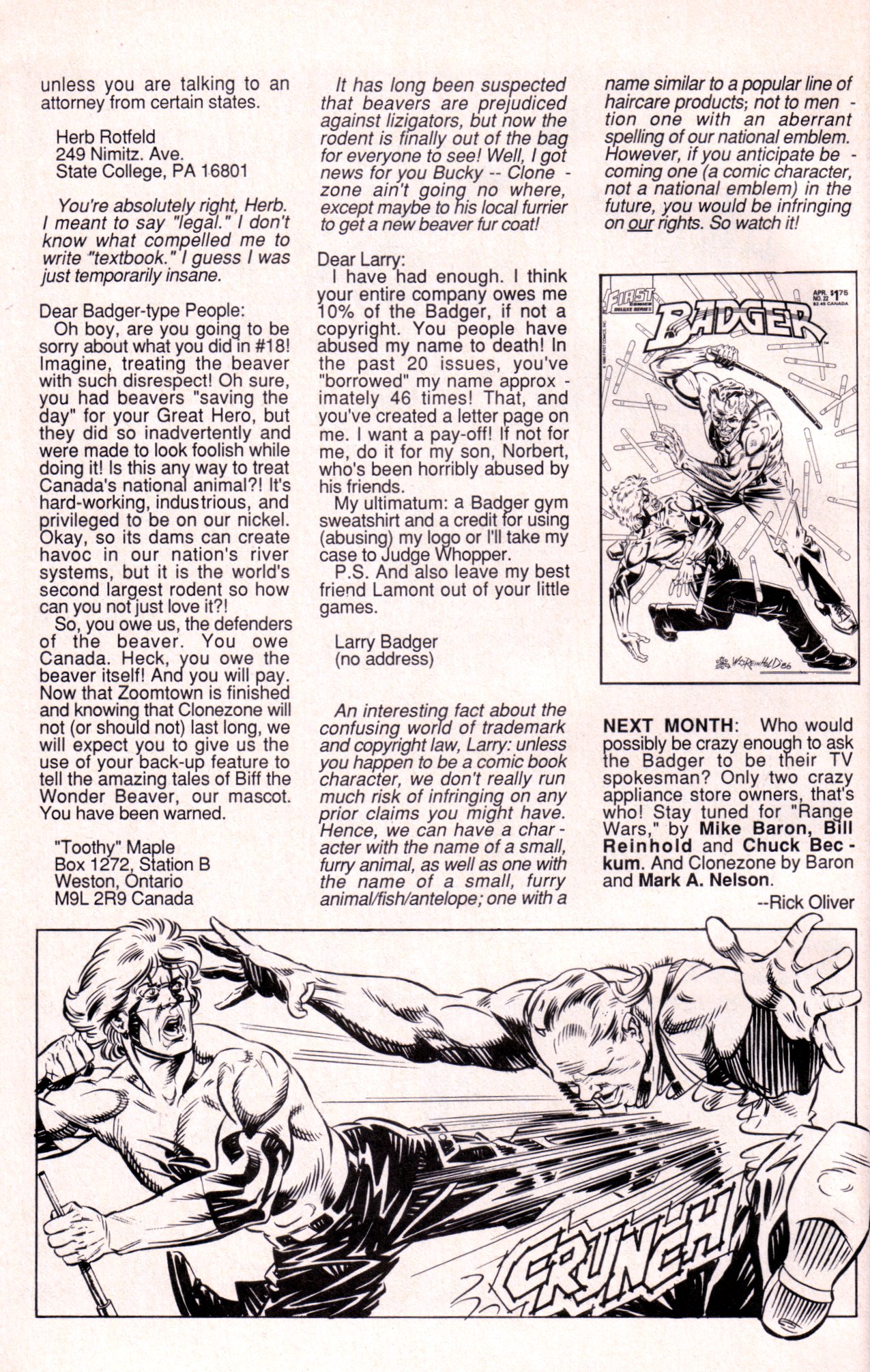 Read online The Badger comic -  Issue #21 - 30