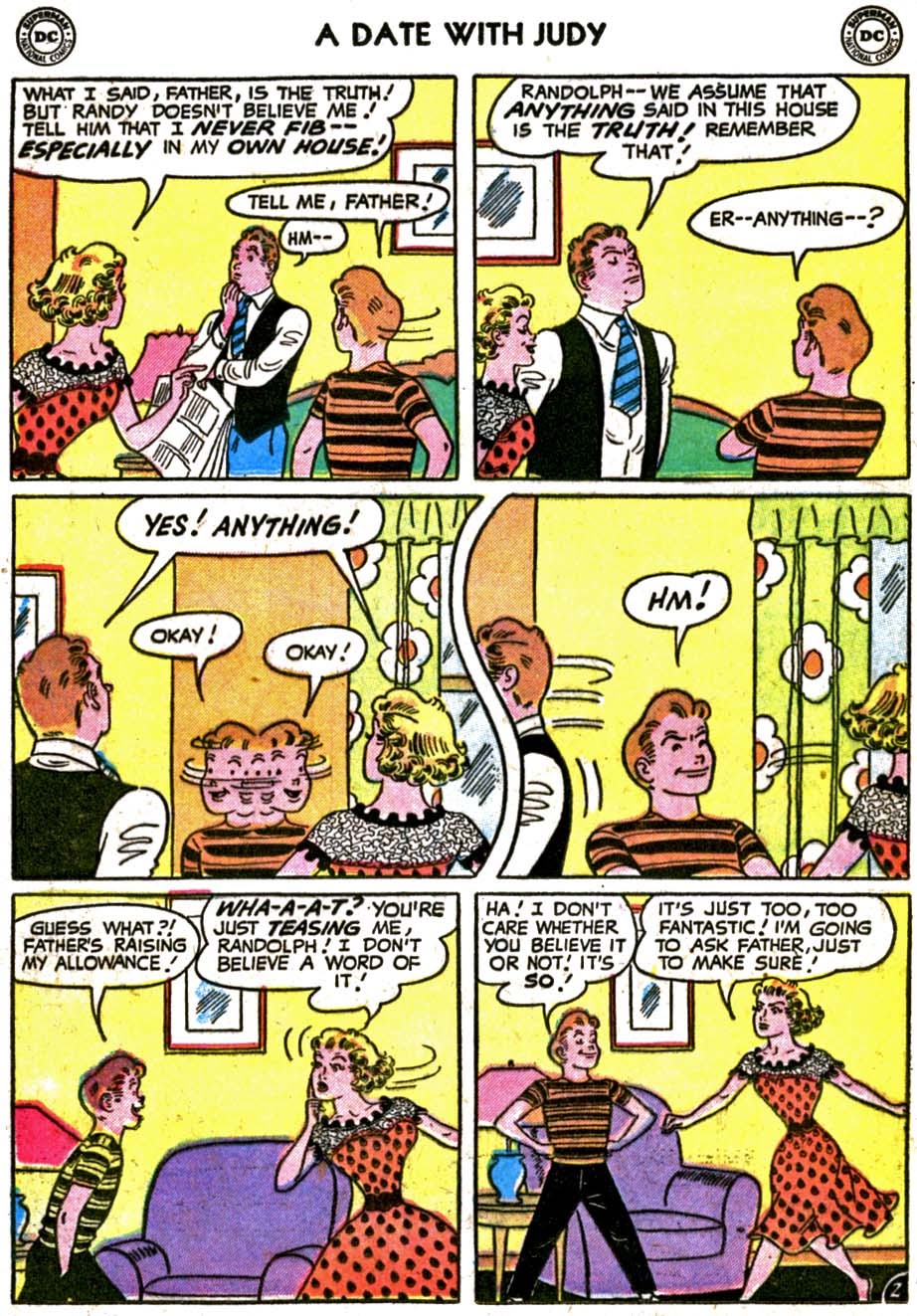 Read online A Date with Judy comic -  Issue #47 - 26