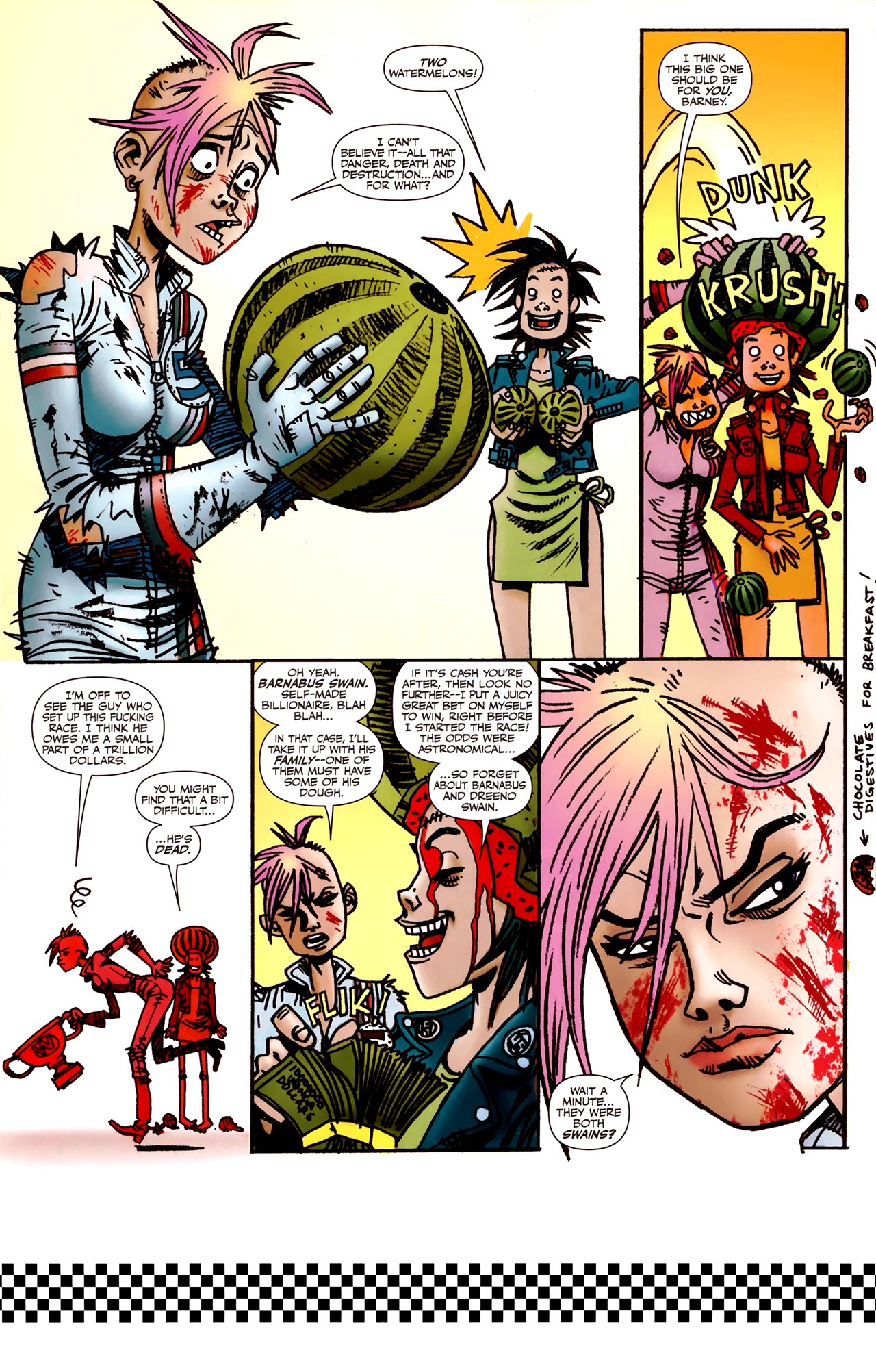 Read online Tank Girl: Skidmarks comic -  Issue #4 - 14