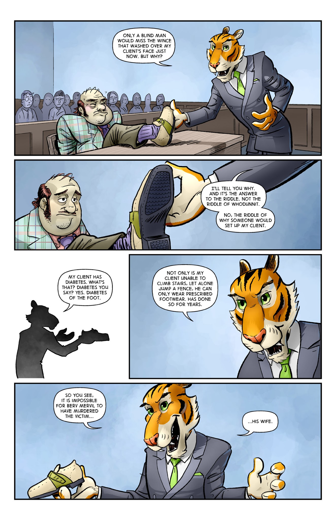 Read online Tiger Lawyer comic -  Issue #1 - 6