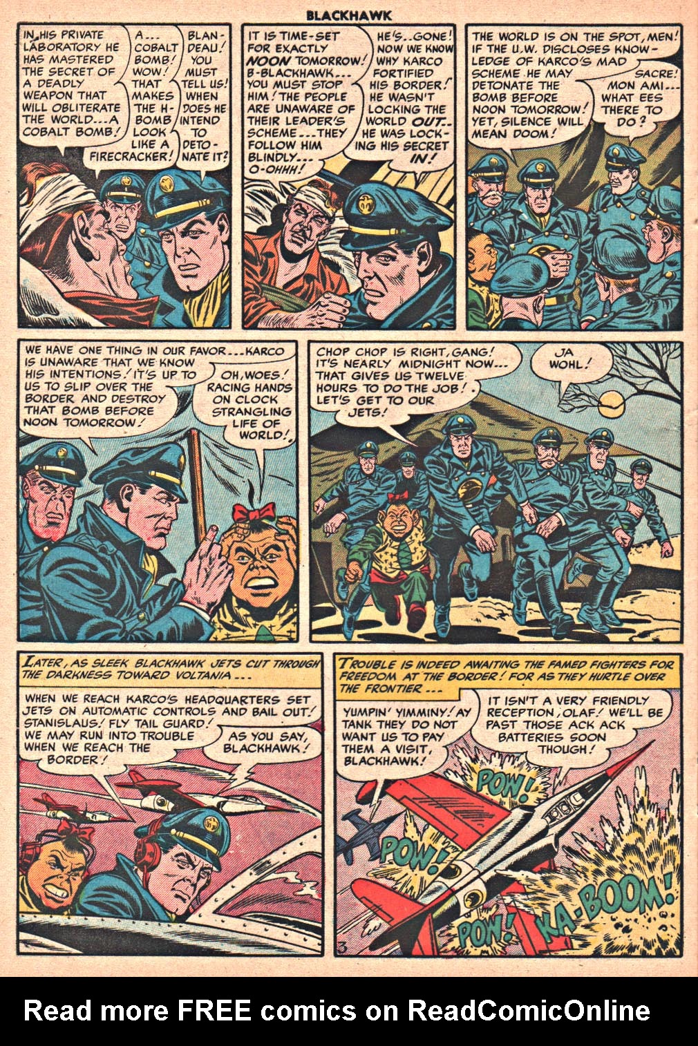 Read online Blackhawk (1957) comic -  Issue #82 - 28