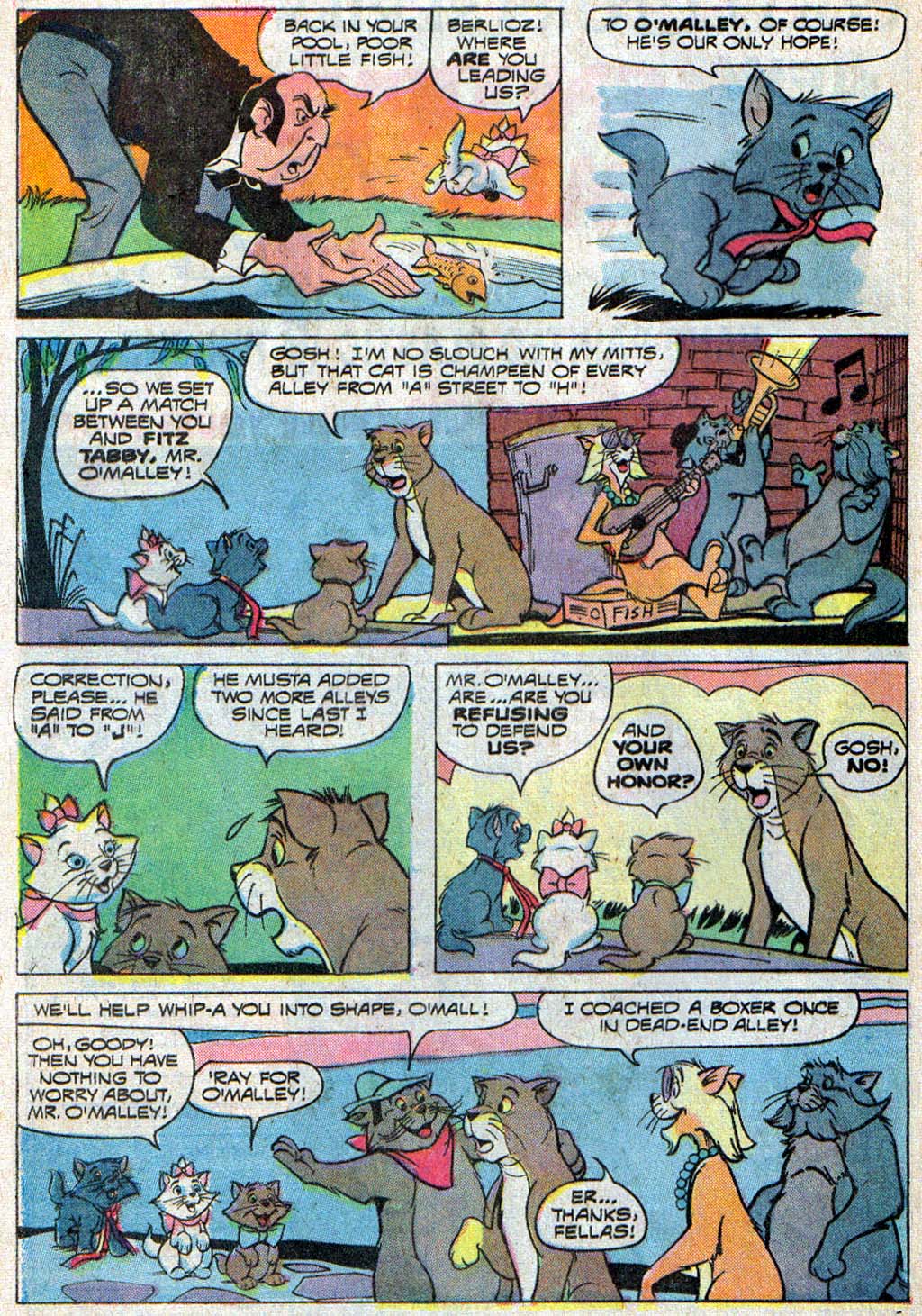 Read online O'Malley and the Alley Cats comic -  Issue #4 - 18