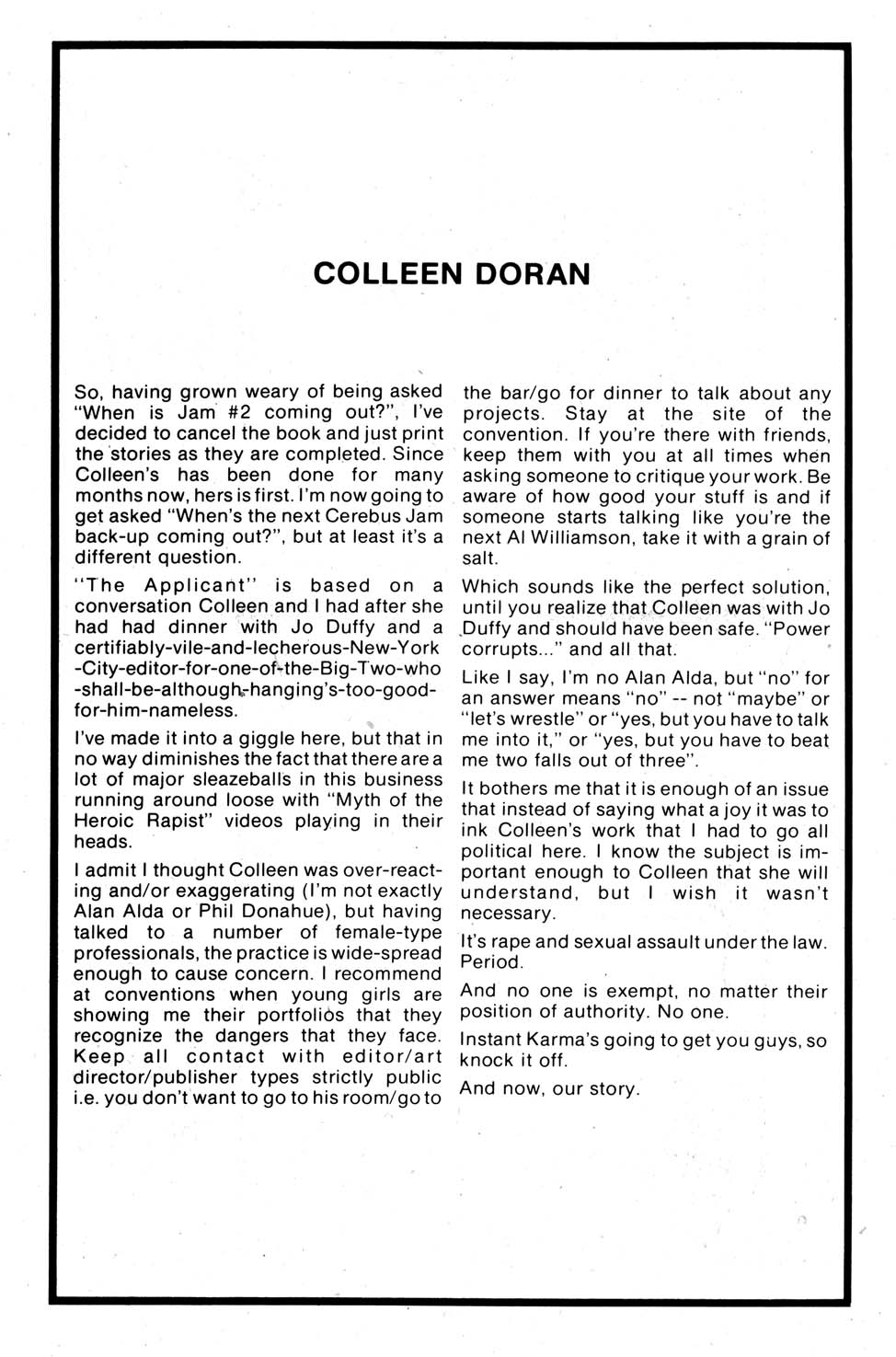 Read online Cerebus comic -  Issue #91 - 23