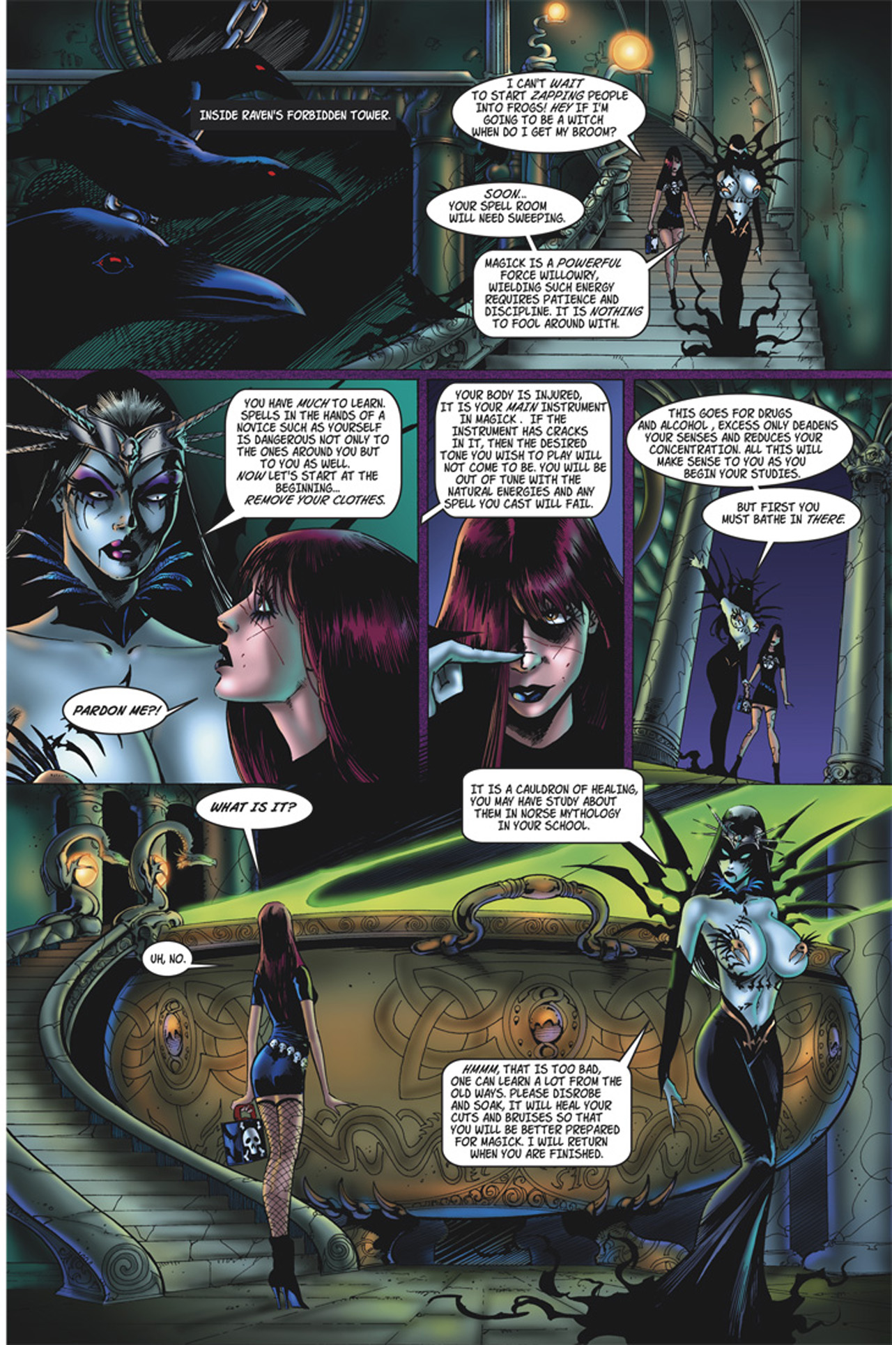 Read online Tarot: Witch of the Black Rose comic -  Issue #7 - 10
