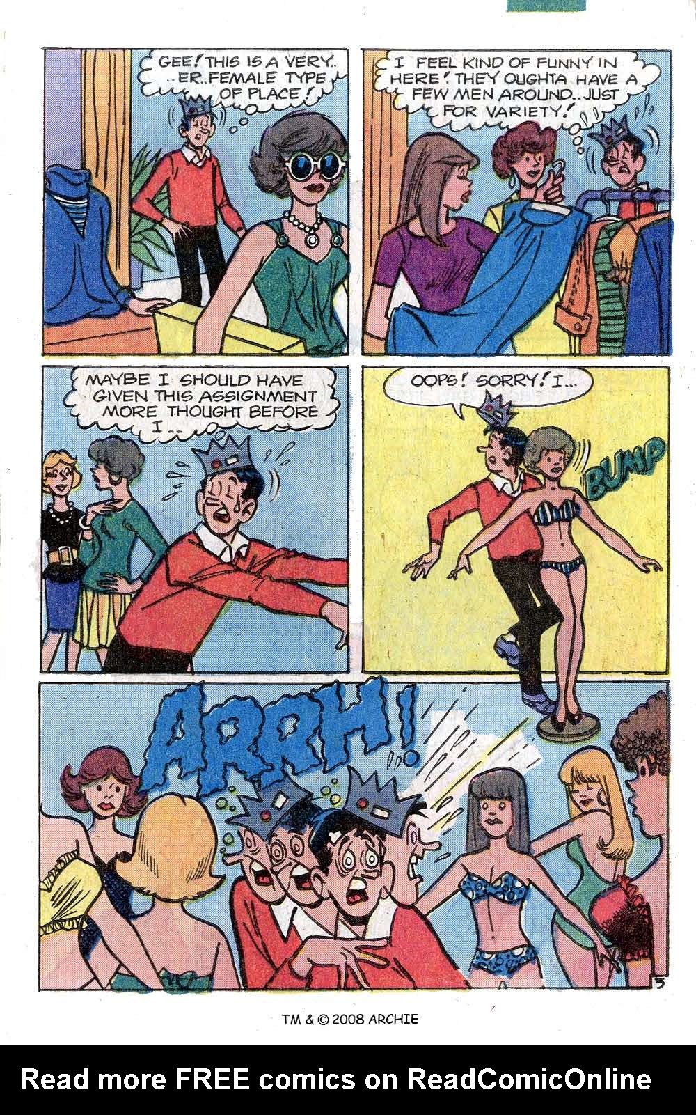 Read online Jughead (1965) comic -  Issue #294 - 5