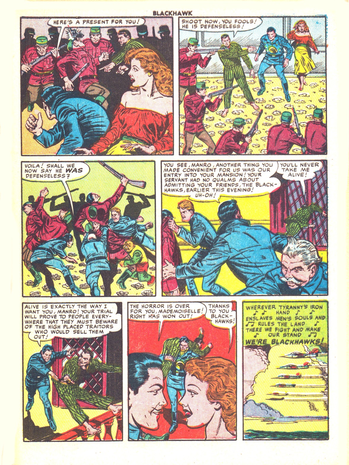 Read online Blackhawk (1957) comic -  Issue #44 - 49
