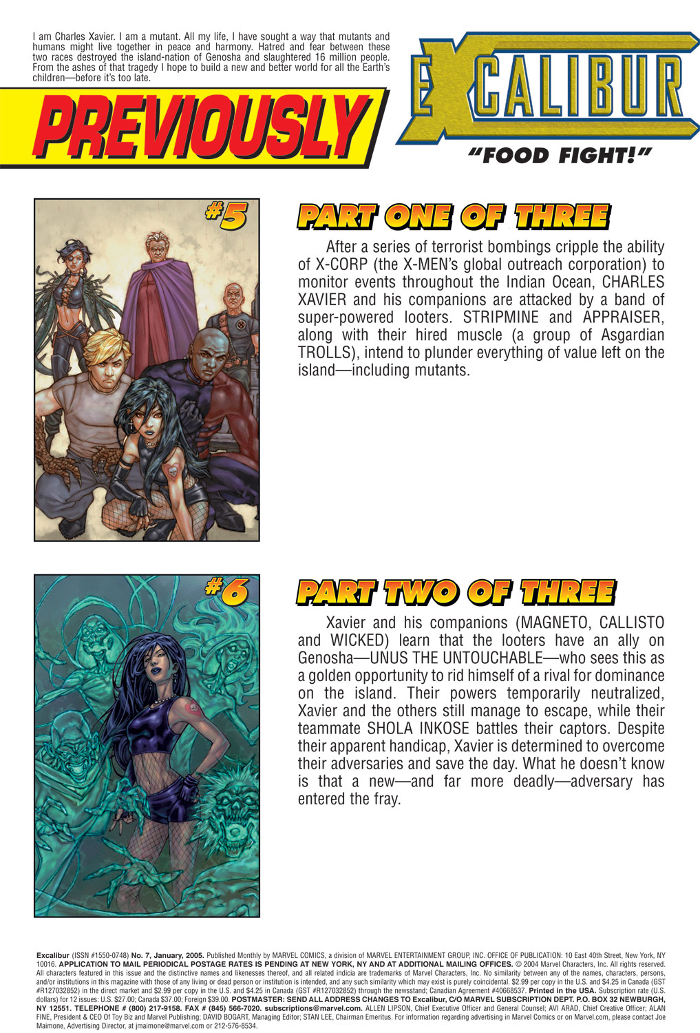 Read online Excalibur (2004) comic -  Issue #7 - 2