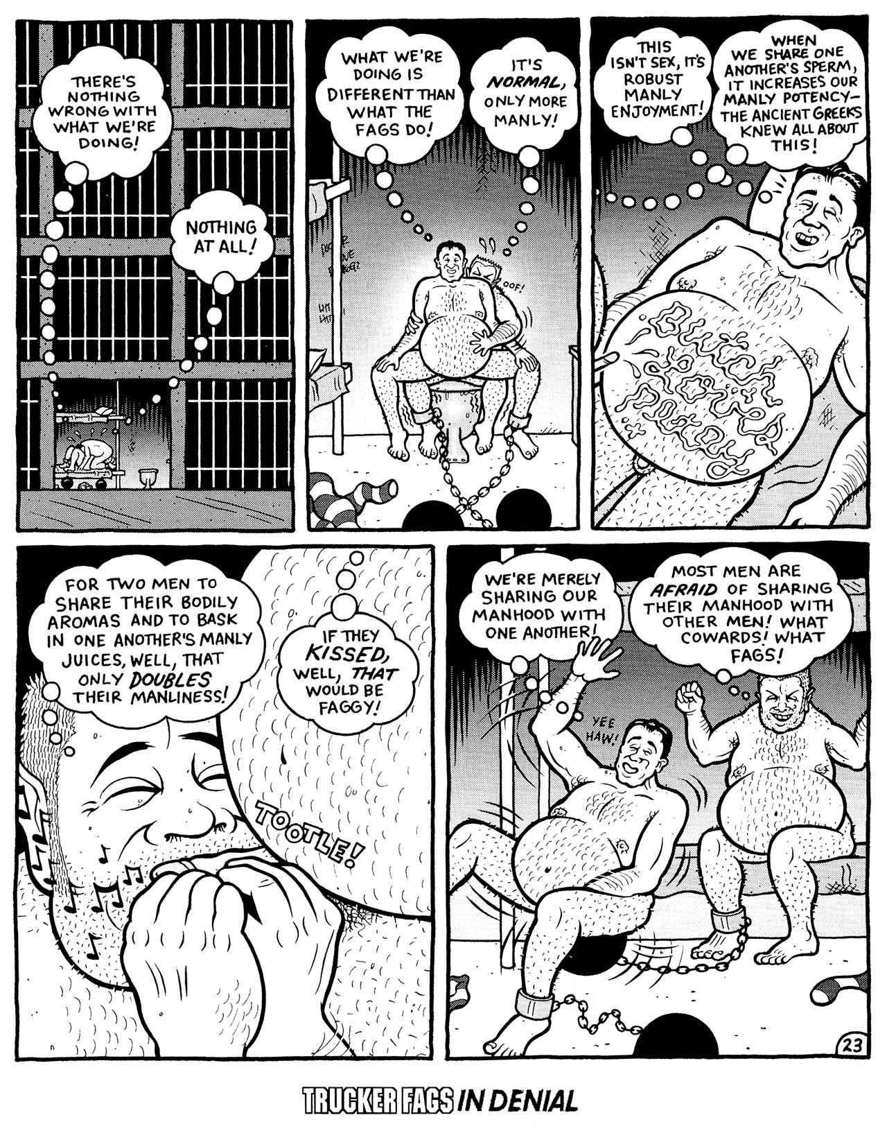 Read online Trucker Fags in Denial comic -  Issue # Full - 25