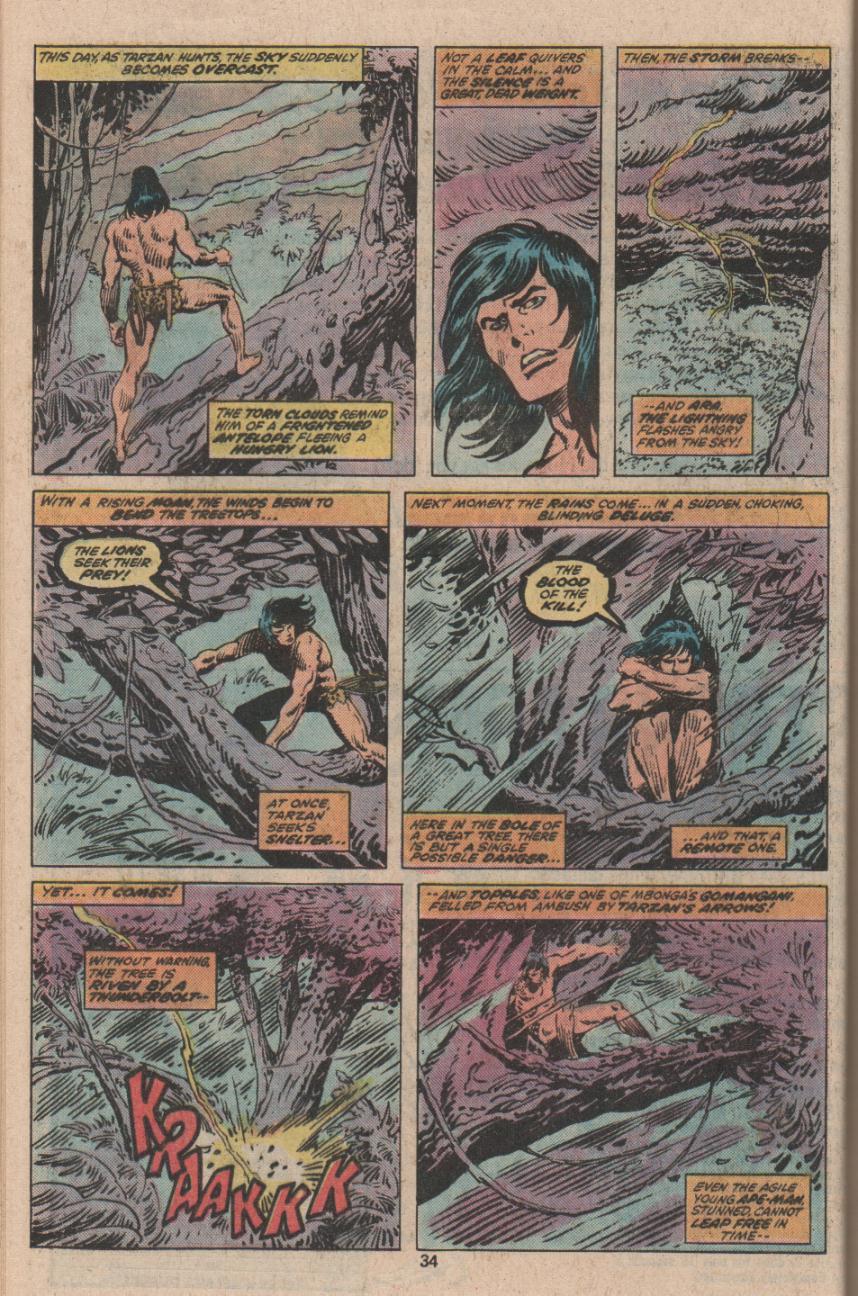 Read online Tarzan (1977) comic -  Issue # _Annual 1 - 25