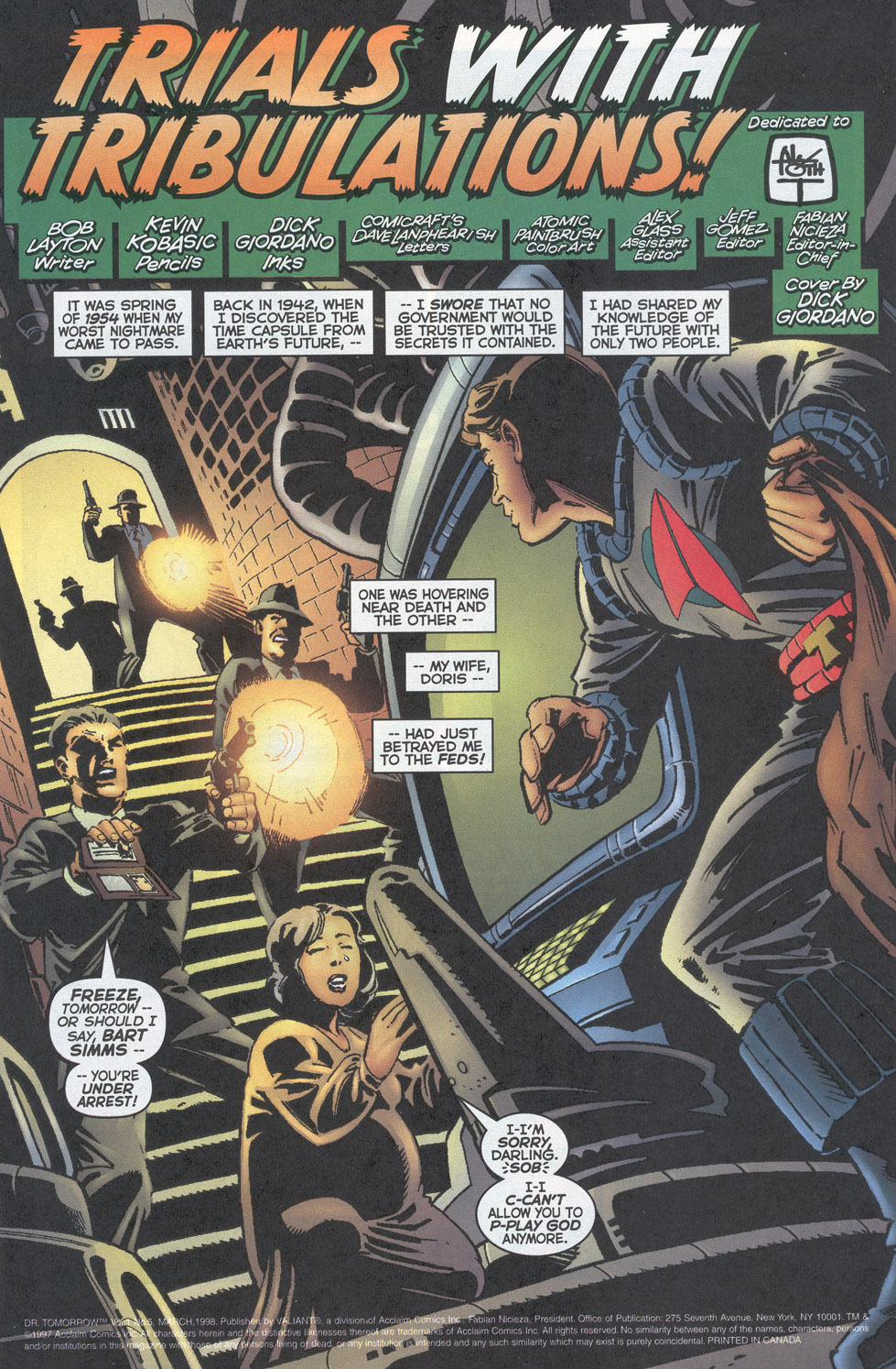 Read online Doctor Tomorrow comic -  Issue #5 - 2