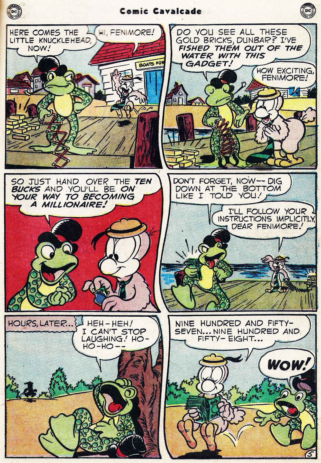 Read online Comic Cavalcade comic -  Issue #37 - 37