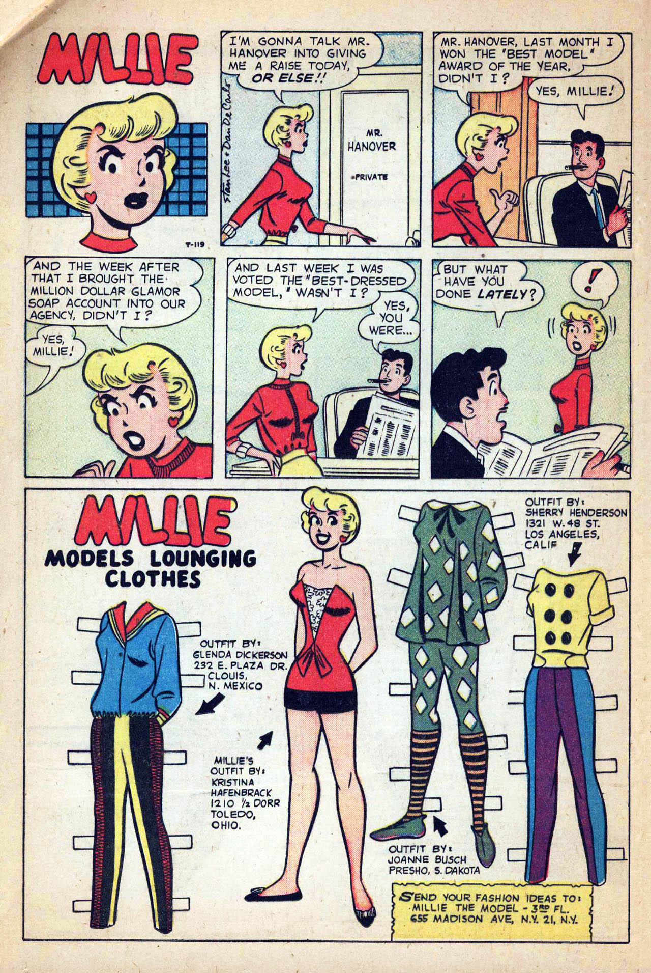 Read online Millie the Model comic -  Issue #89 - 16