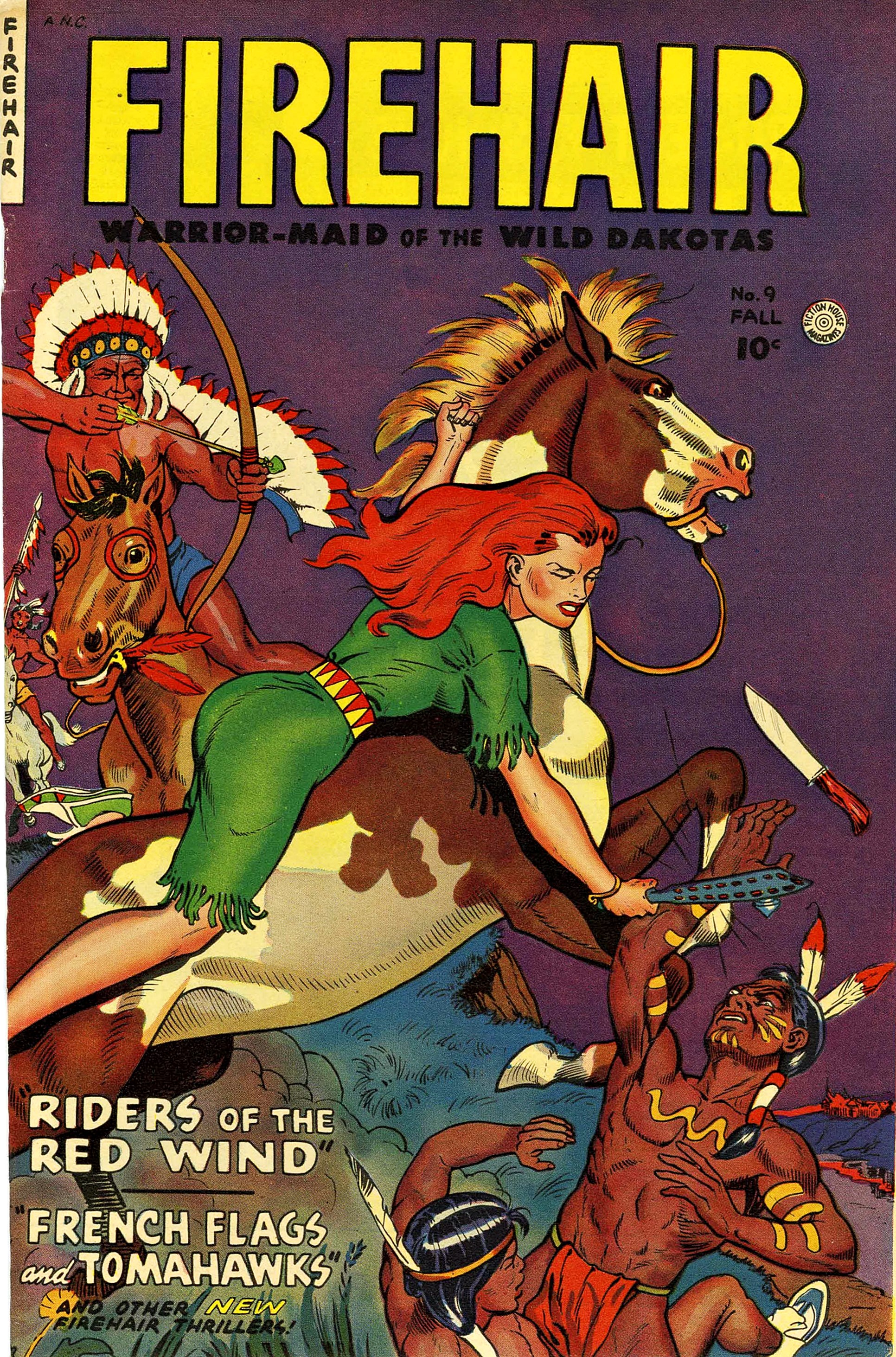Read online Firehair (1951) comic -  Issue #9 - 1