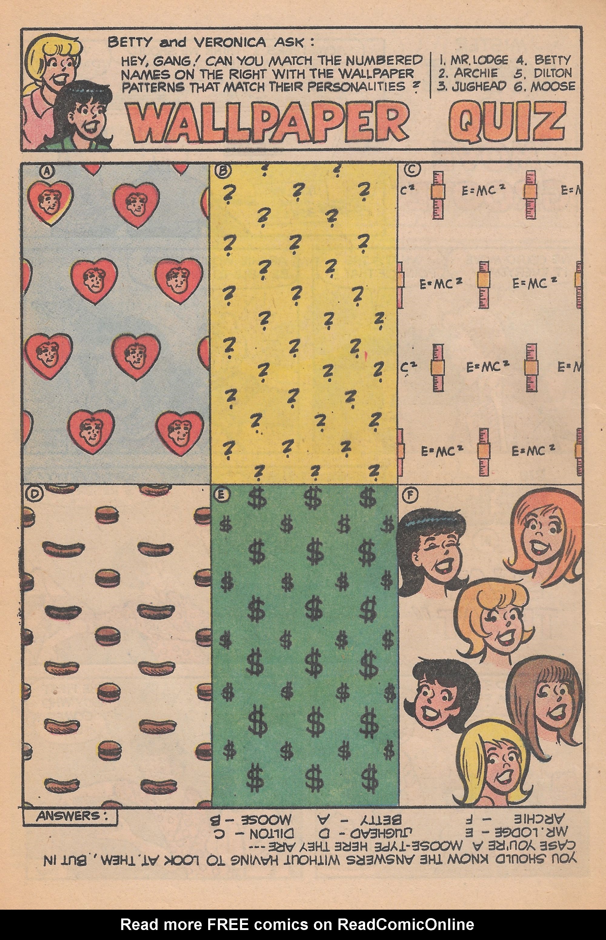 Read online Archie's Joke Book Magazine comic -  Issue #163 - 16