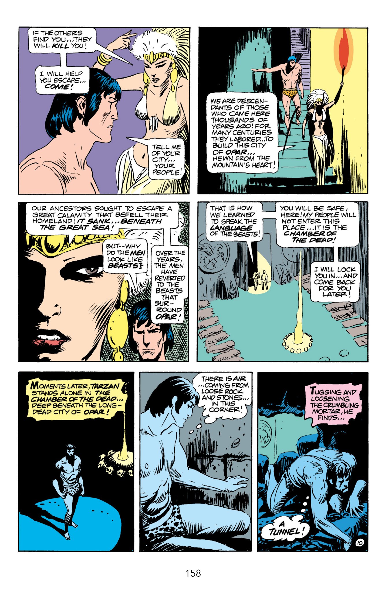 Read online Edgar Rice Burroughs' Tarzan The Joe Kubert Years comic -  Issue # TPB 2 (Part 2) - 53