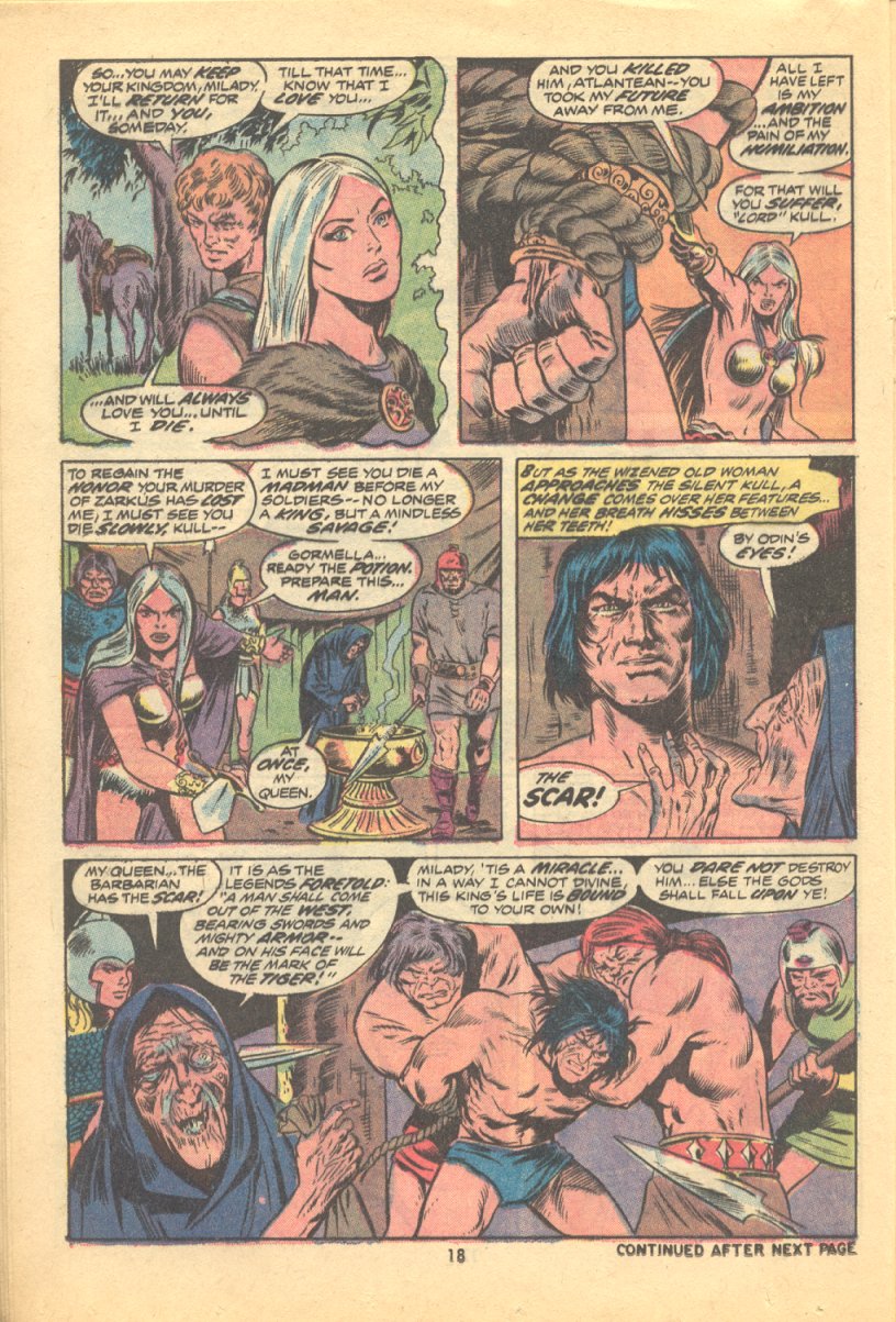 Read online Kull, the Conqueror (1971) comic -  Issue #10 - 14